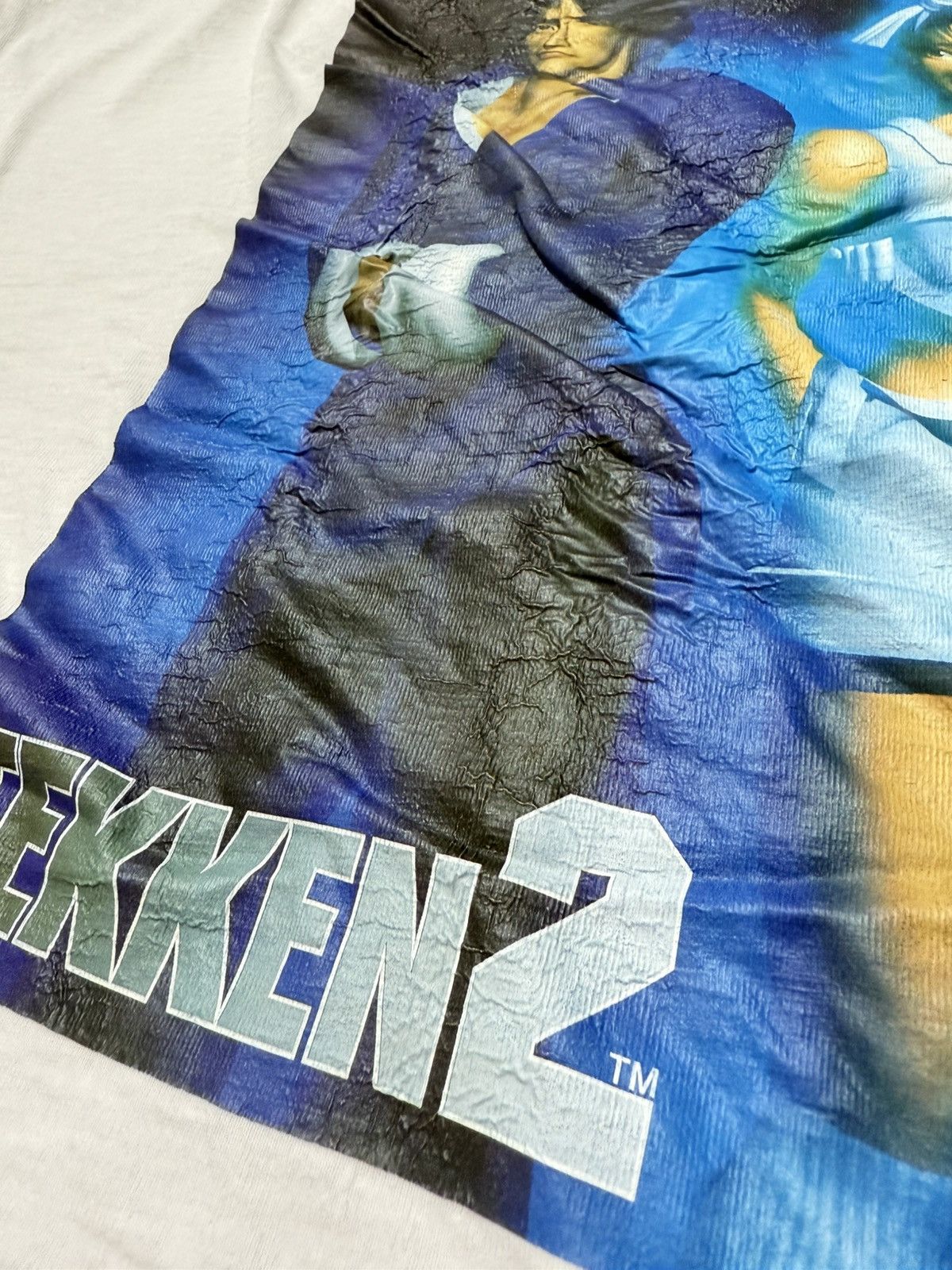 Vintage Vintage 90s Namco Tekken 2 T Shirt Video Game Size US S / EU 44-46 / 1 - 4 Thumbnail