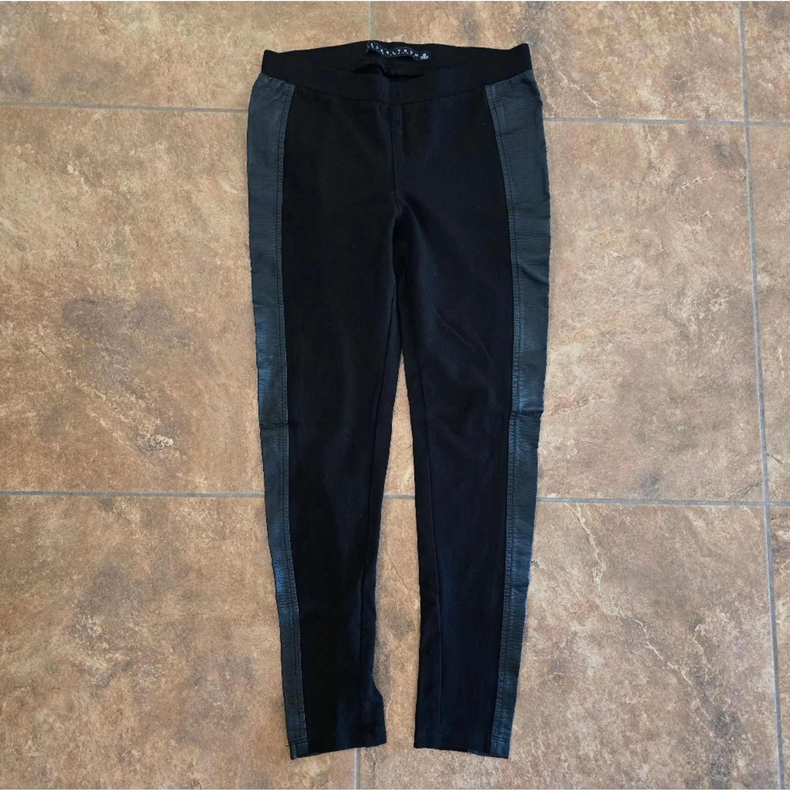 Other Black | TINSELTOWN | Leather Side Legging Size 27" / US 4 / IT 40 - 1 Thumbnail