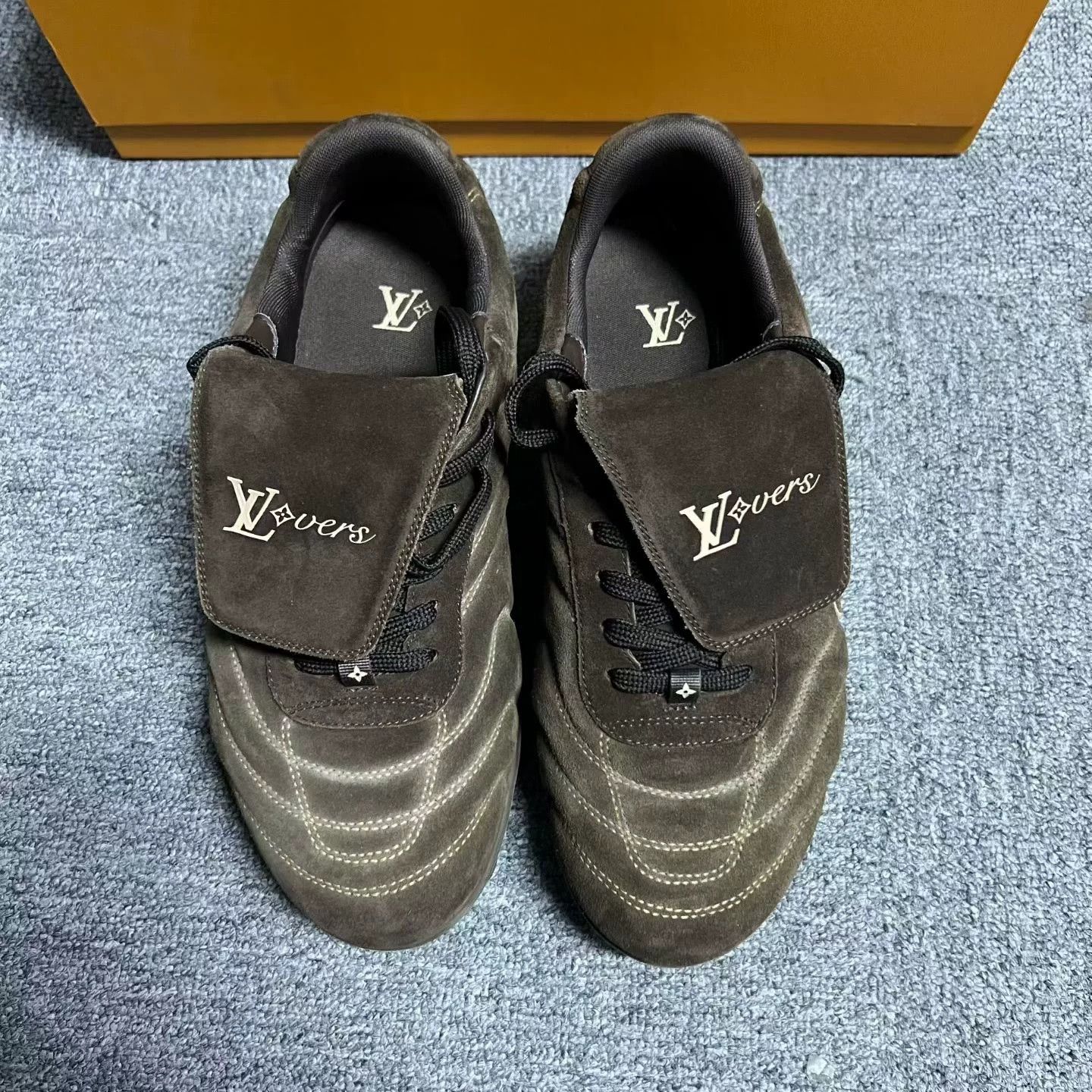 Louis Vuitton Louis Vuitton Brown Suede Low-Top Casual Shoes Size US 9 / EU 42 - 3 Thumbnail