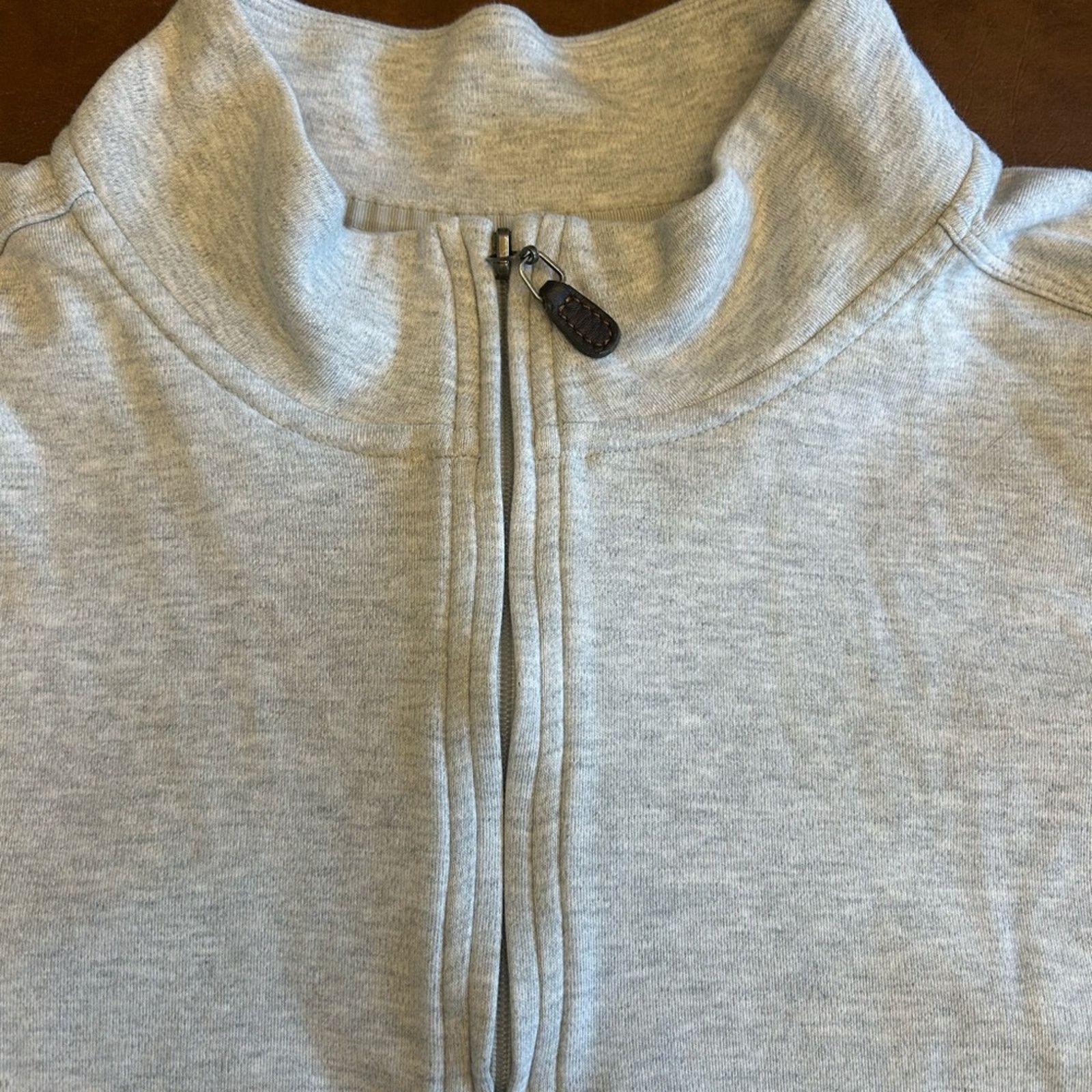 Tommy Bahama Tommy Bahama Light Gray Quarter-Zip Pullover Sweatshirt XXL Size US XL / EU 56 / 4 - 5 Thumbnail