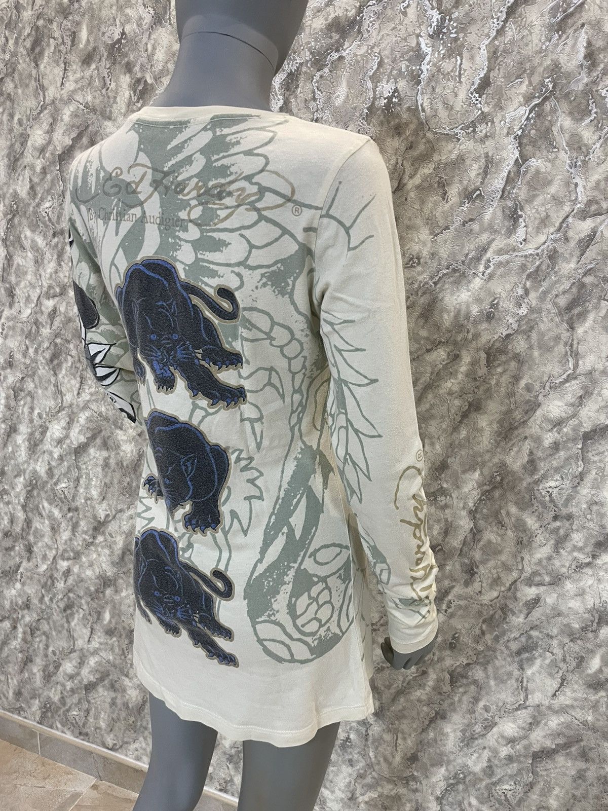 Christian Audigier × Ed Hardy Ed Hardy By Christian Audigier Ed Hardy Skull in Top Hat Size S / US 4 / IT 40 - 6 Thumbnail