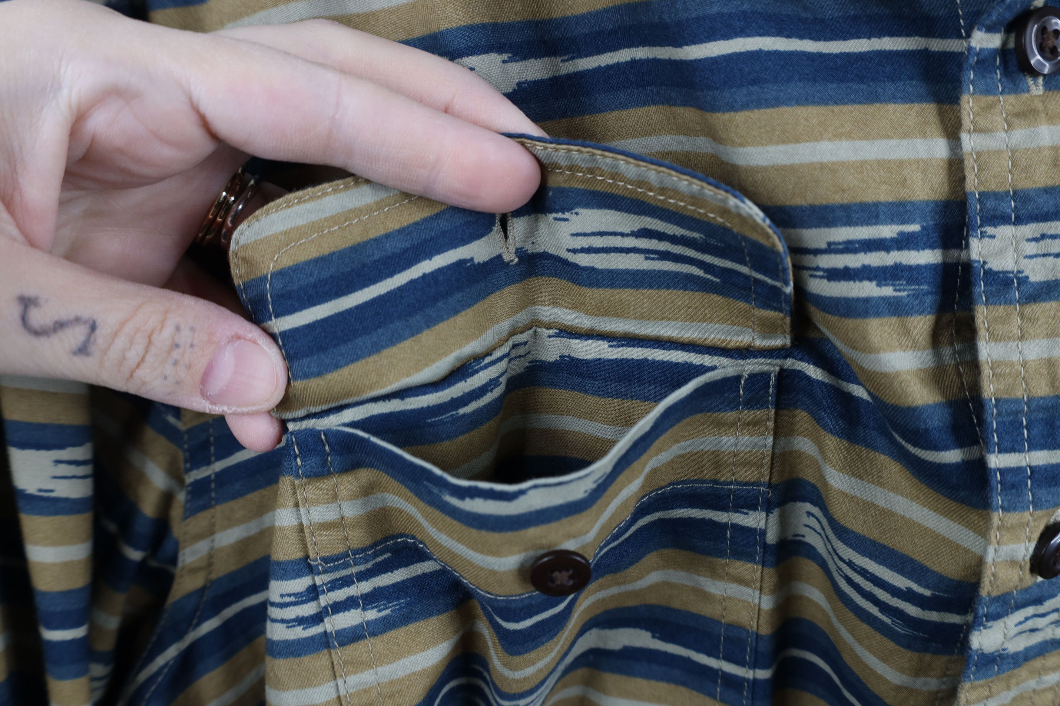 L.L. Bean × Vintage Vintage Y2K LL Bean Striped Collared Button Shirt Size US XL / EU 56 / 4 - 5 Thumbnail