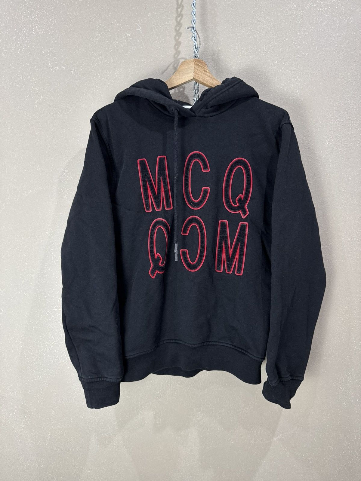 Alexander McQueen ALEXANDER MCQUEEN Bird All Over Logo Womens Hoodie Size L / US 10 / IT 46 - 1 Thumbnail