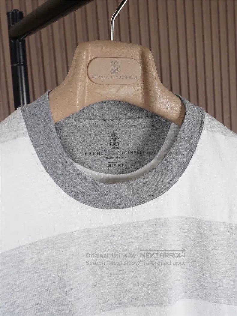 Brunello Cucinelli Brunello Cucinelli Round Neck Short Sleeve T-Shirt Size US S / EU 44-46 / 1 - 2 Thumbnail