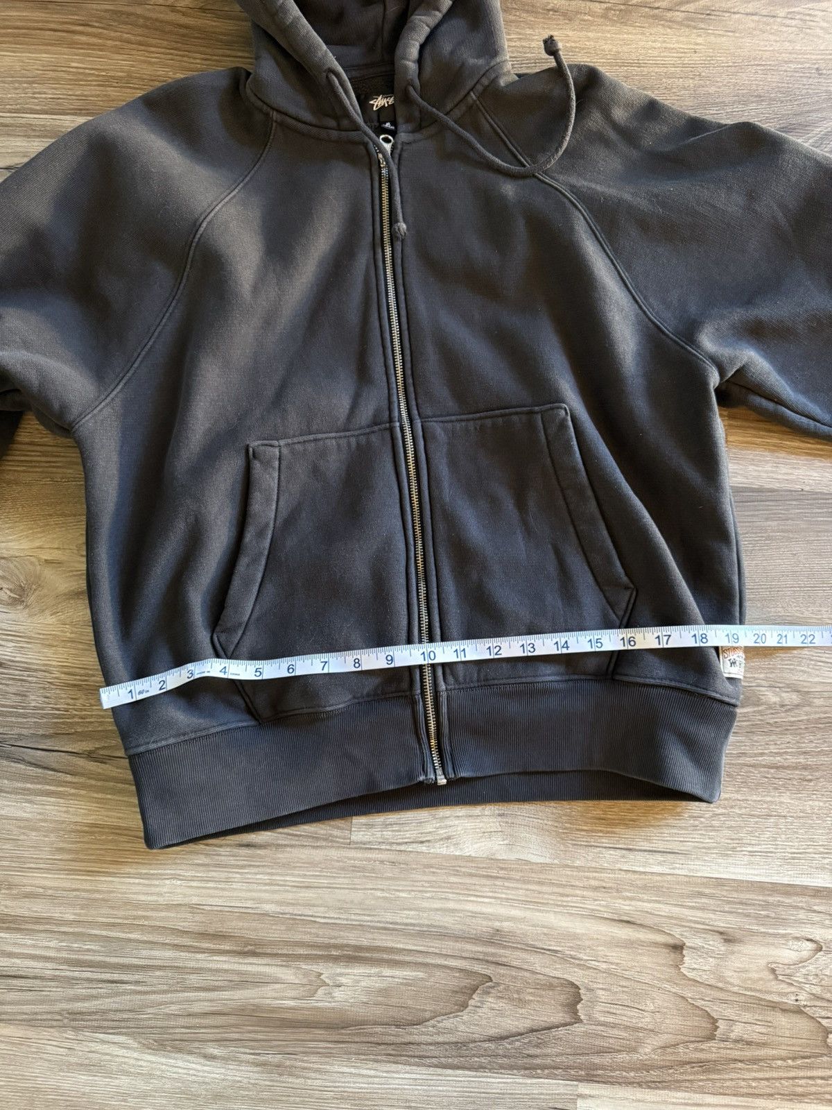 Stussy Stussy Full Zip Hooded Sweatshirt Black size Medium Size US M / EU 48-50 / 2 - 10 Thumbnail