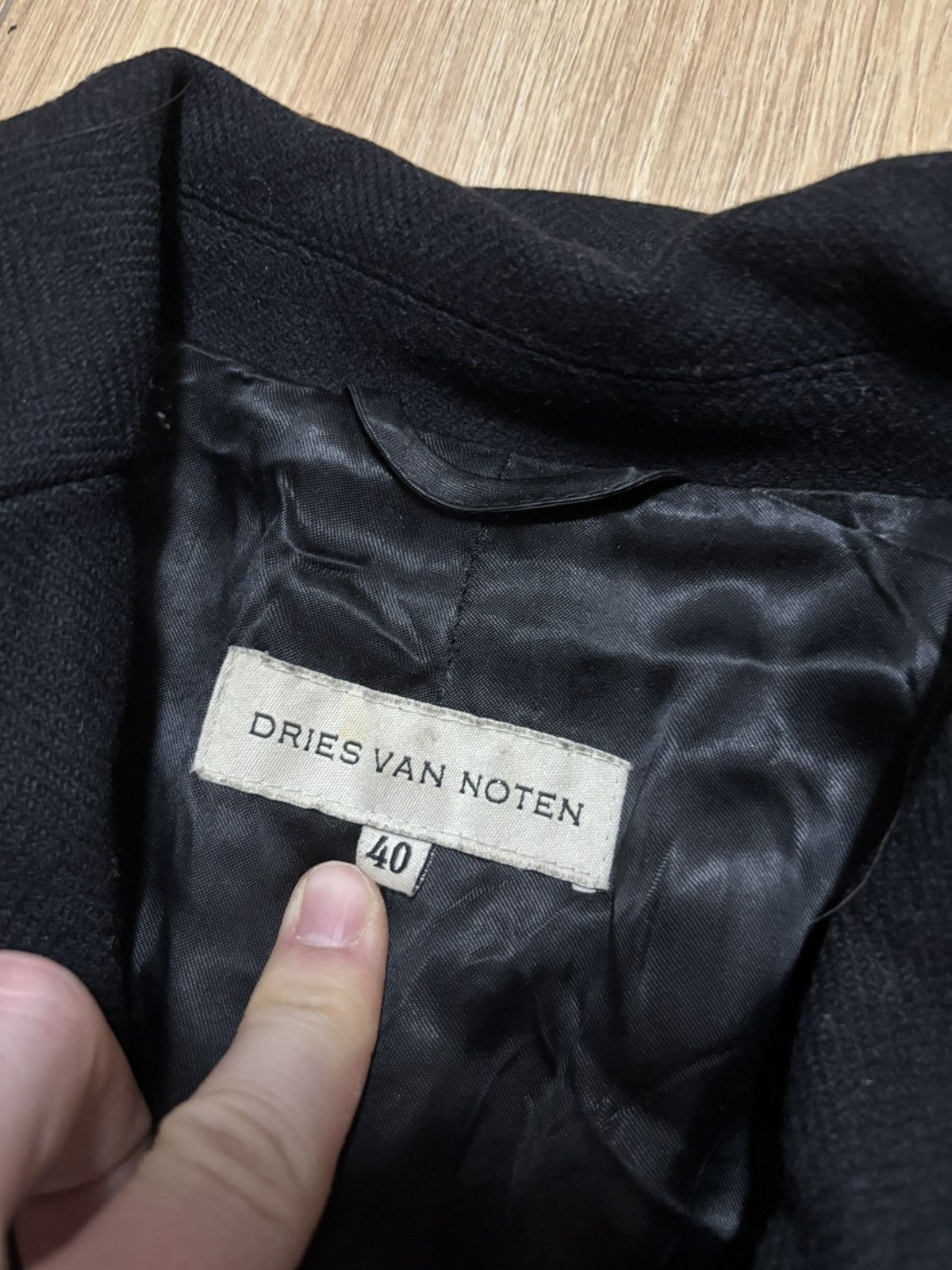 Dries Van Noten Dries van Noten vintage leather patch coat Size M / US 6-8 / IT 42-44 - 4 Thumbnail