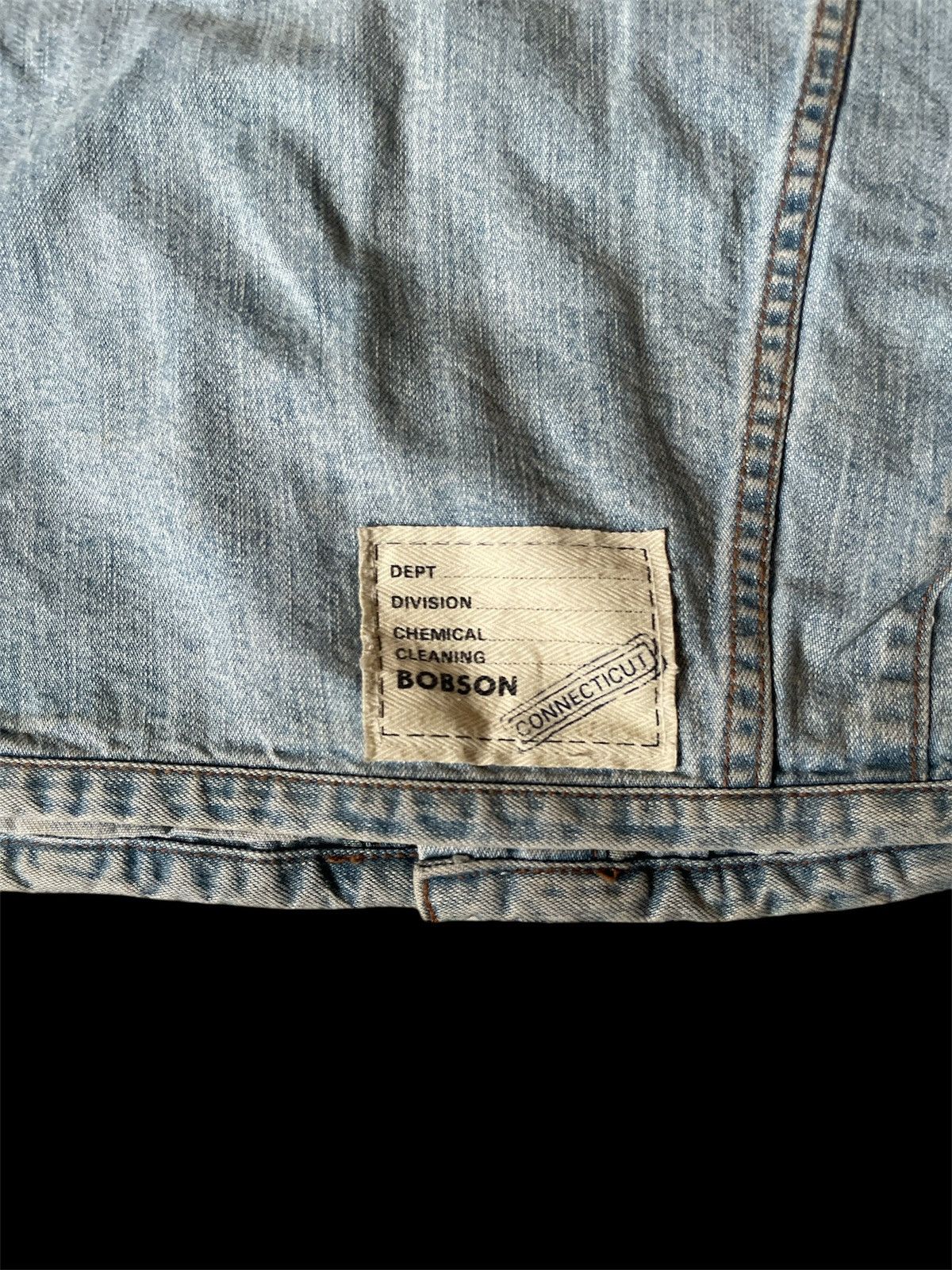 Japanese Brand × Vintage VINTAGE BOBSON DENIM JACKET WITH SOUTHWEST Size L / US 10 / IT 46 - 7 Thumbnail