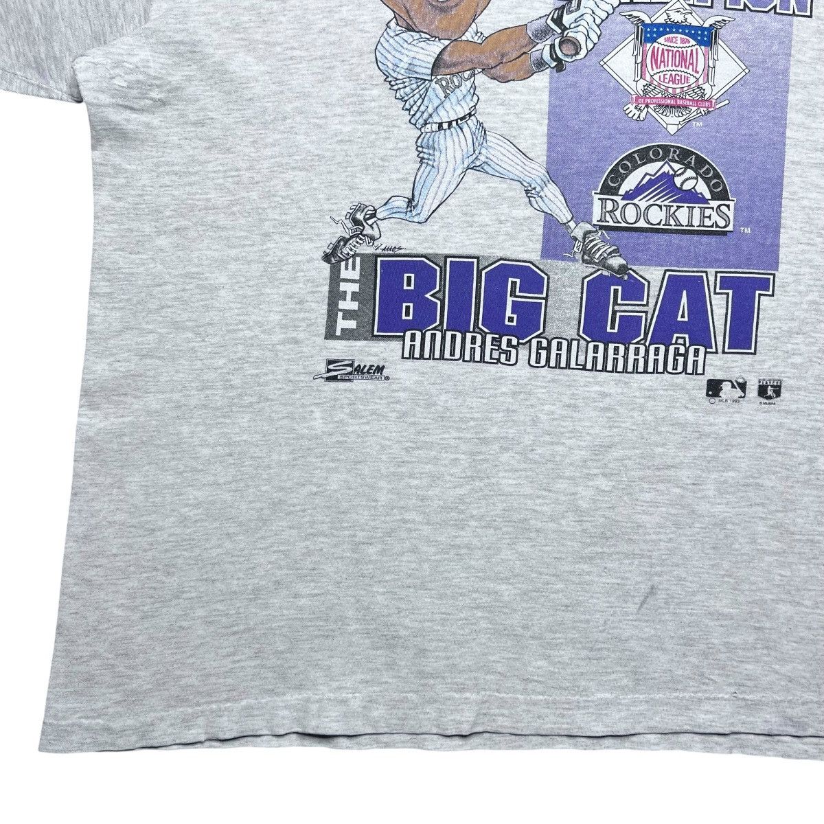 Salem Sportswear Vtg 1993 MLB Colorado Rockies Galarraga Salem Sportswear Tee Size US XXL / EU 58 / 5 - 8 Thumbnail