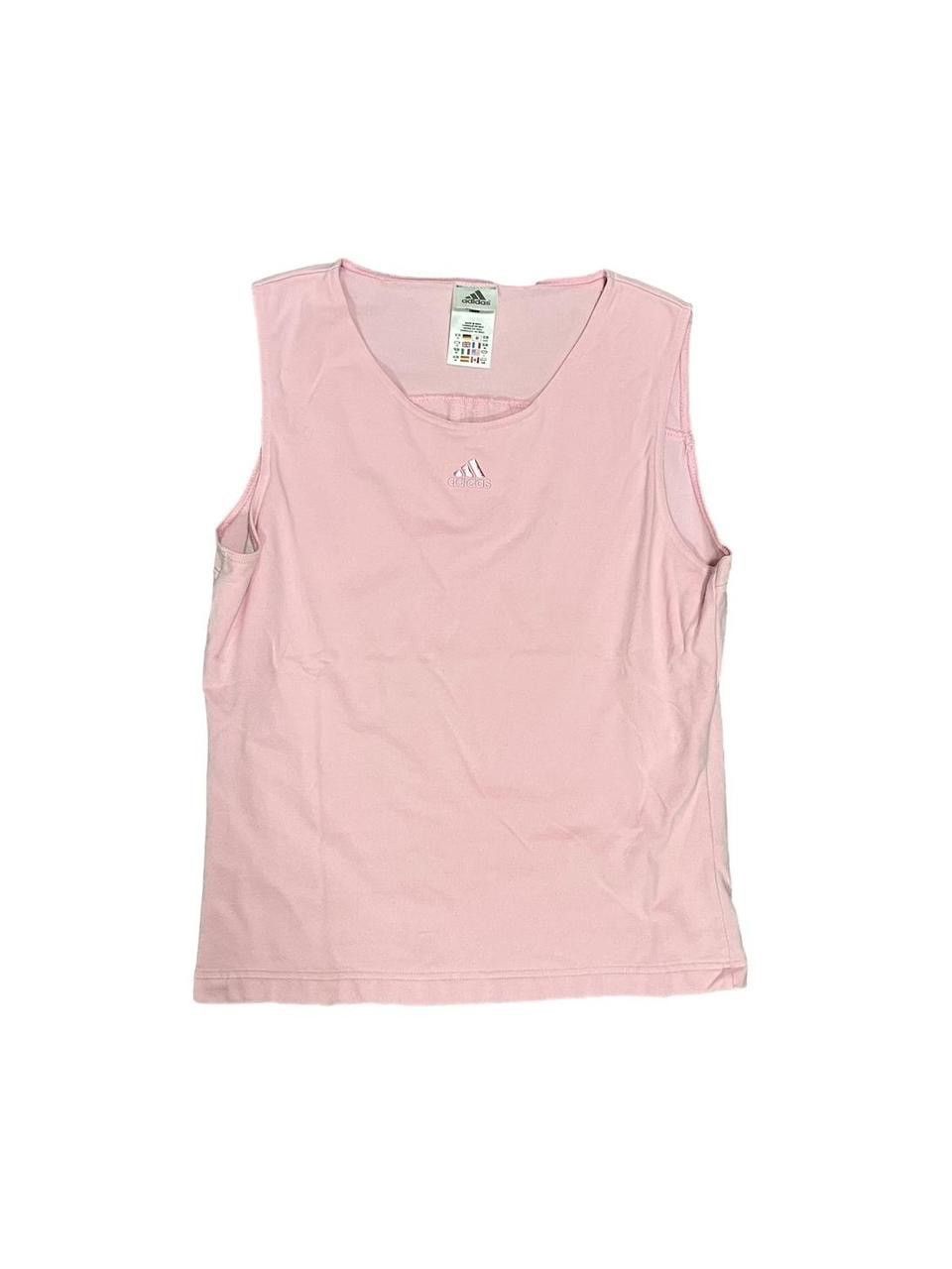 Adidas × Vintage Vintage 90s Pink Adidas Tank Top Size L / US 10 / IT 46 - 1 Thumbnail