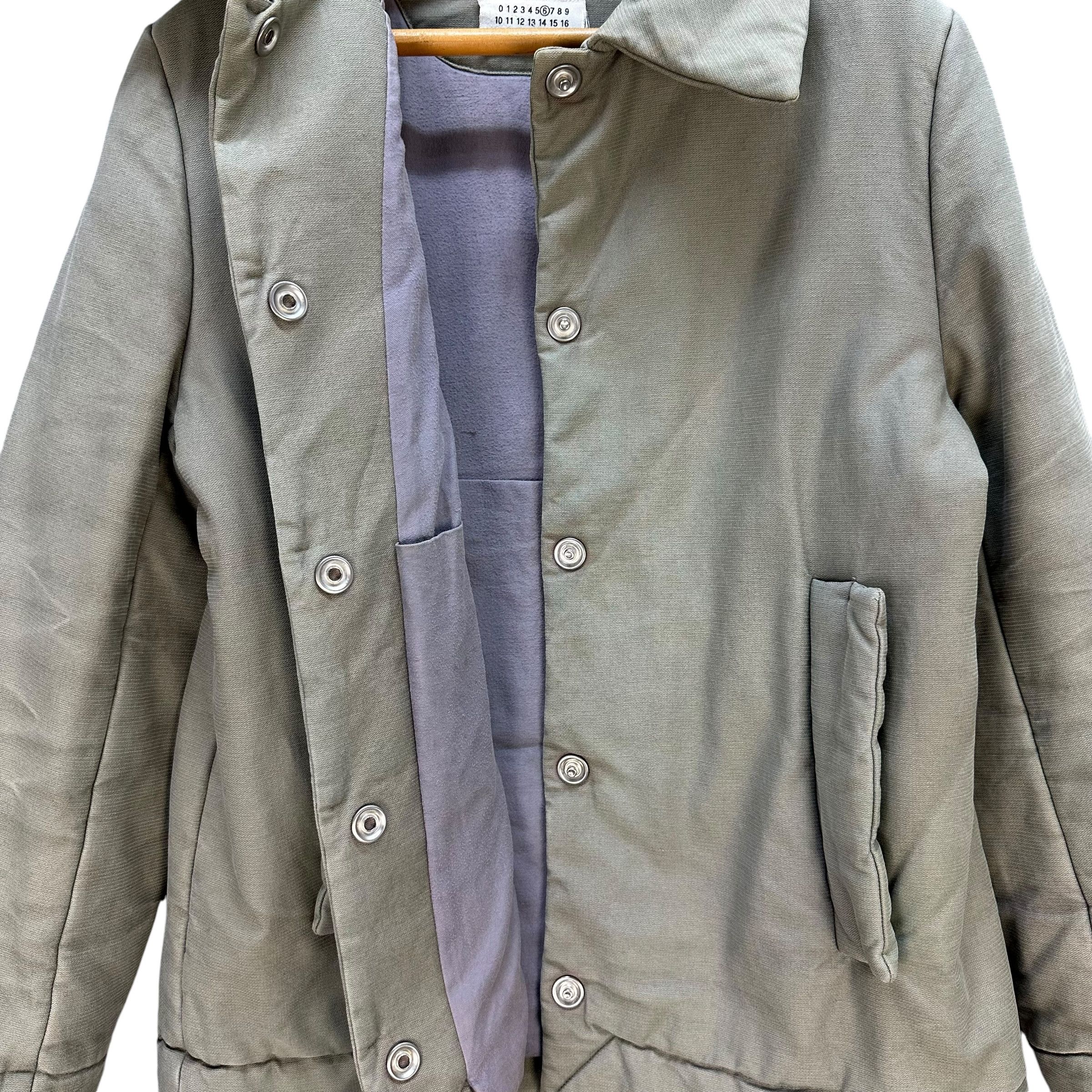 Maison Margiela Vintage MAISON MARGIELA Snap Button Down Jacket #A68-1653 Size L / US 10 / IT 46 - 10 Thumbnail