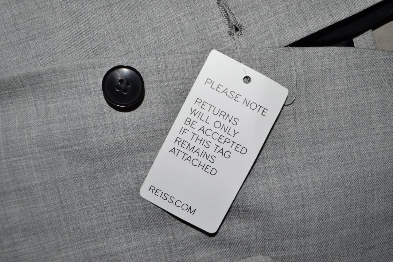 Reiss Reiss Harry Wool Blend Blazer Trousers Classic Suit 40R 32R Size 40R - 8 Thumbnail