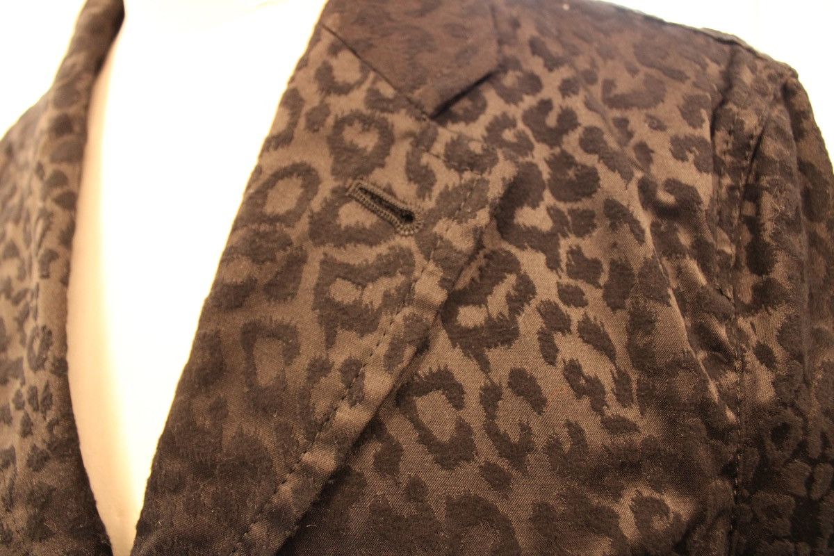 Comme des Garcons Cdg BLACK tonal leopard blazer Size US S / EU 44-46 / 1 - 10 Thumbnail