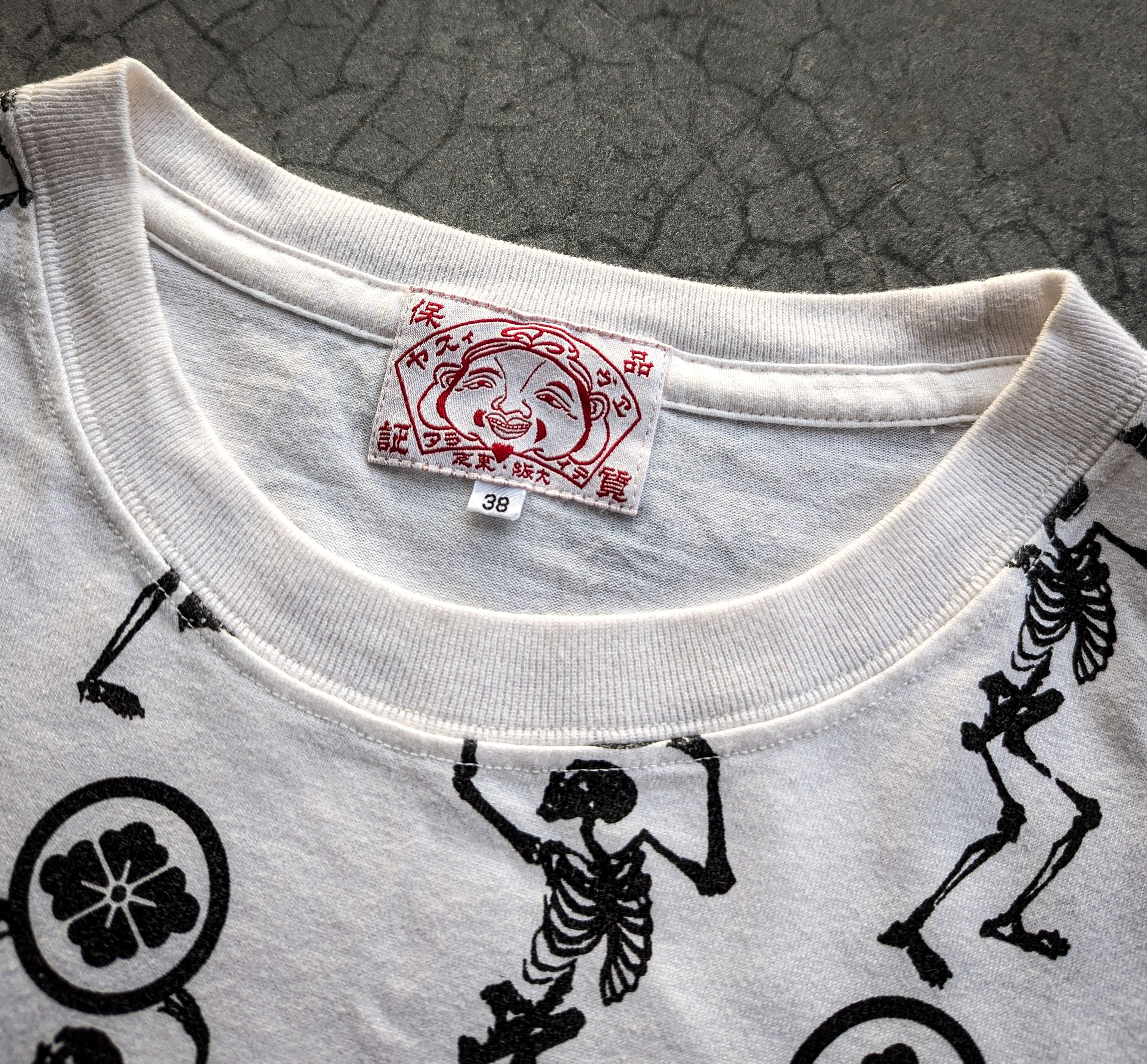 Evisu Evisu Dancing Skull Overprint Tshirt Size US M / EU 48-50 / 2 - 2 Thumbnail