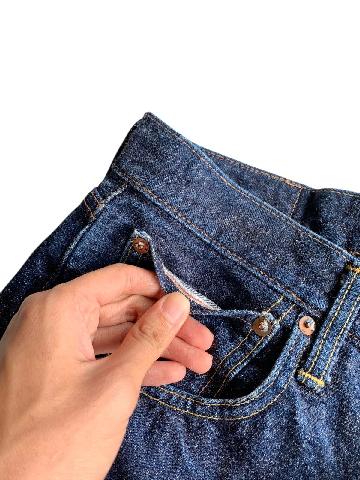 Japanese Brand VINTAGE EDWIN 505 SELVEDGE BAGGY JAPANESE DENIM Size US 32 / EU 48 - 12 Thumbnail