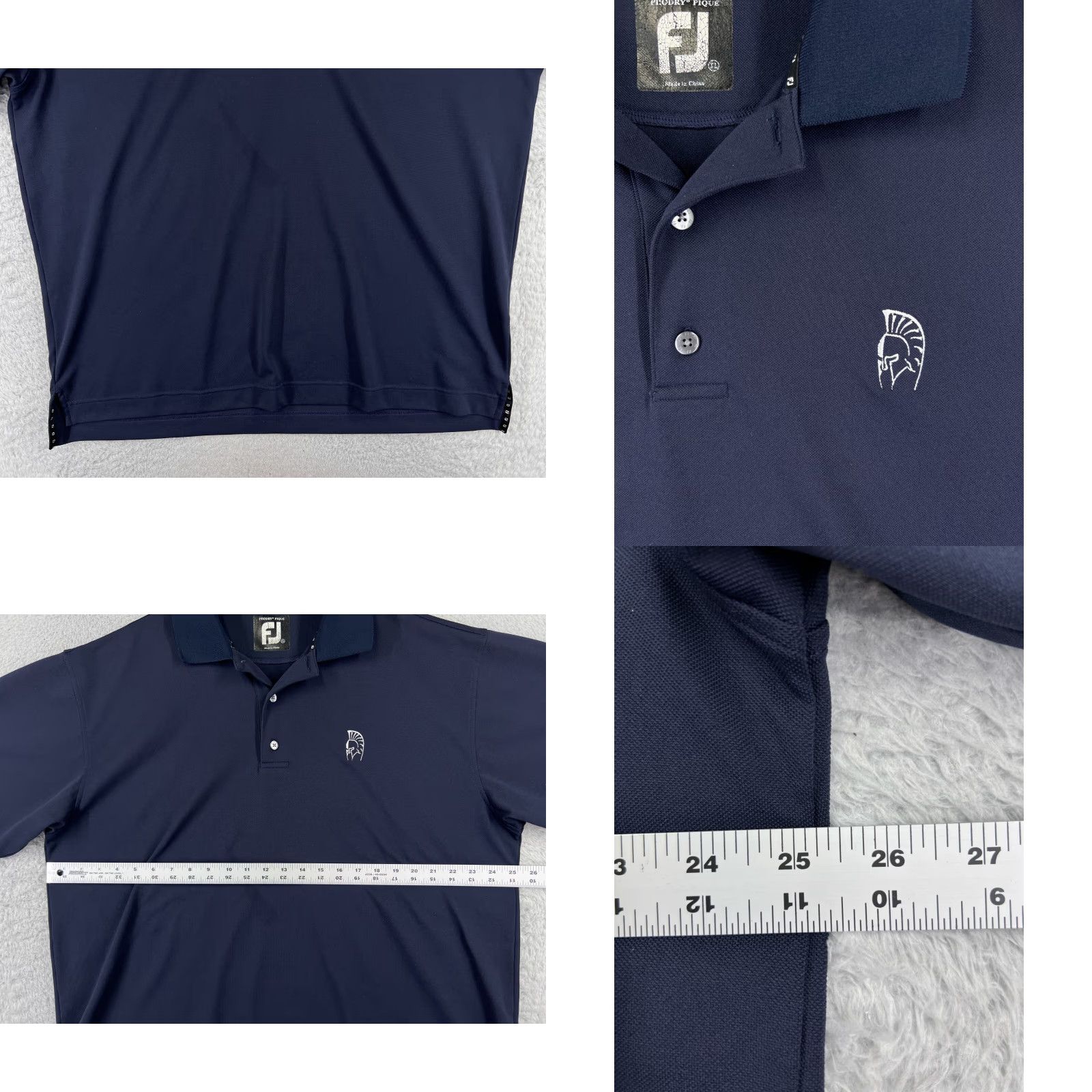 Footjoy VINTAGE FootJoy Polo Shirt Mens XL Blue Short Sleeve Polo Shirt Mens XL Blue FootJoy Polo Size US XL / EU 56 / 4 - 8 Thumbnail