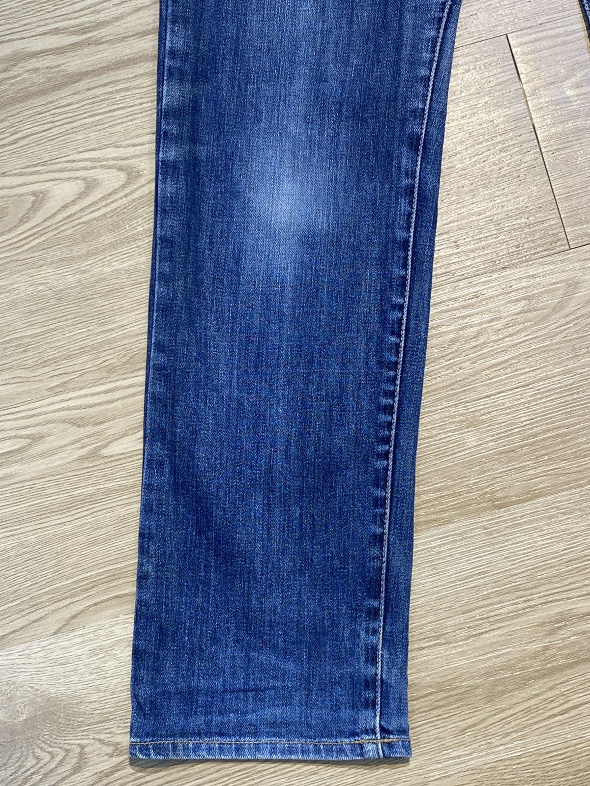 Japanese Brand Vintage Japanese Brand Buckle Back Blue Wash Style Jeans Size US 31 - 7 Thumbnail