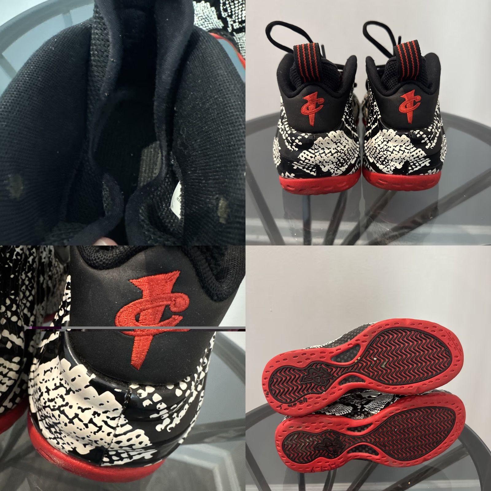 Nike Nike Air Foamposite One Albino Snakeskin Sneakers Size 8.5 314996-101 No Insoles Size US 9 / EU 42 - 9 Thumbnail