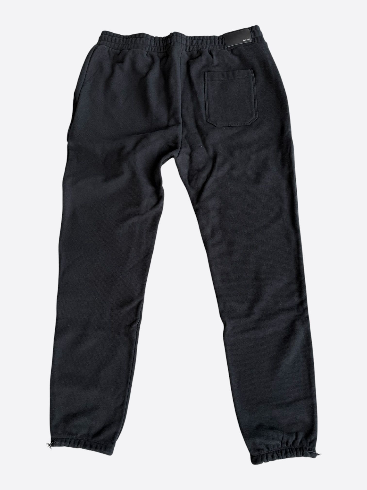 Amiri Amiri Black & Lime MA Logo Sweatpants Size US 40 / EU 56 - 2 Thumbnail