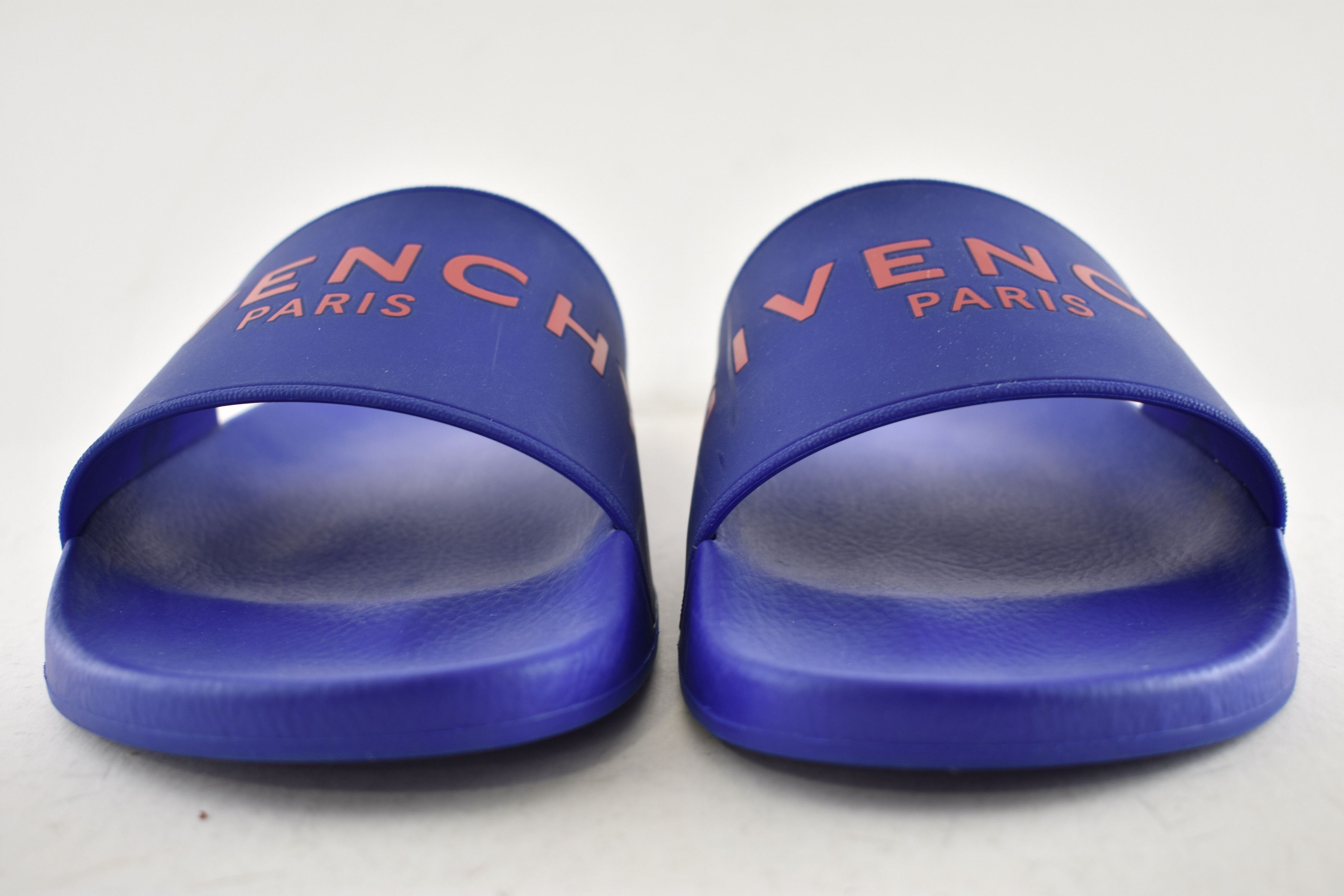 Givenchy Paris Red Logo Rubber Pool Slide Sandal Flip Flop 44 11 Size US 11 / EU 44 - 6 Thumbnail