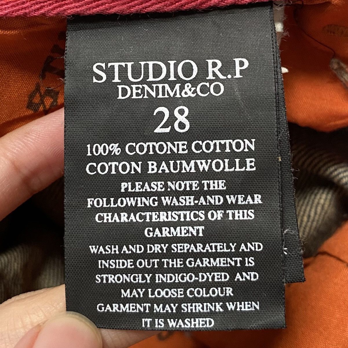 Japanese Brand × Vintage Vintage Japanese Brand Studio R.P Denim Jeans 2000s Size US 28 / EU 44 - 10 Thumbnail
