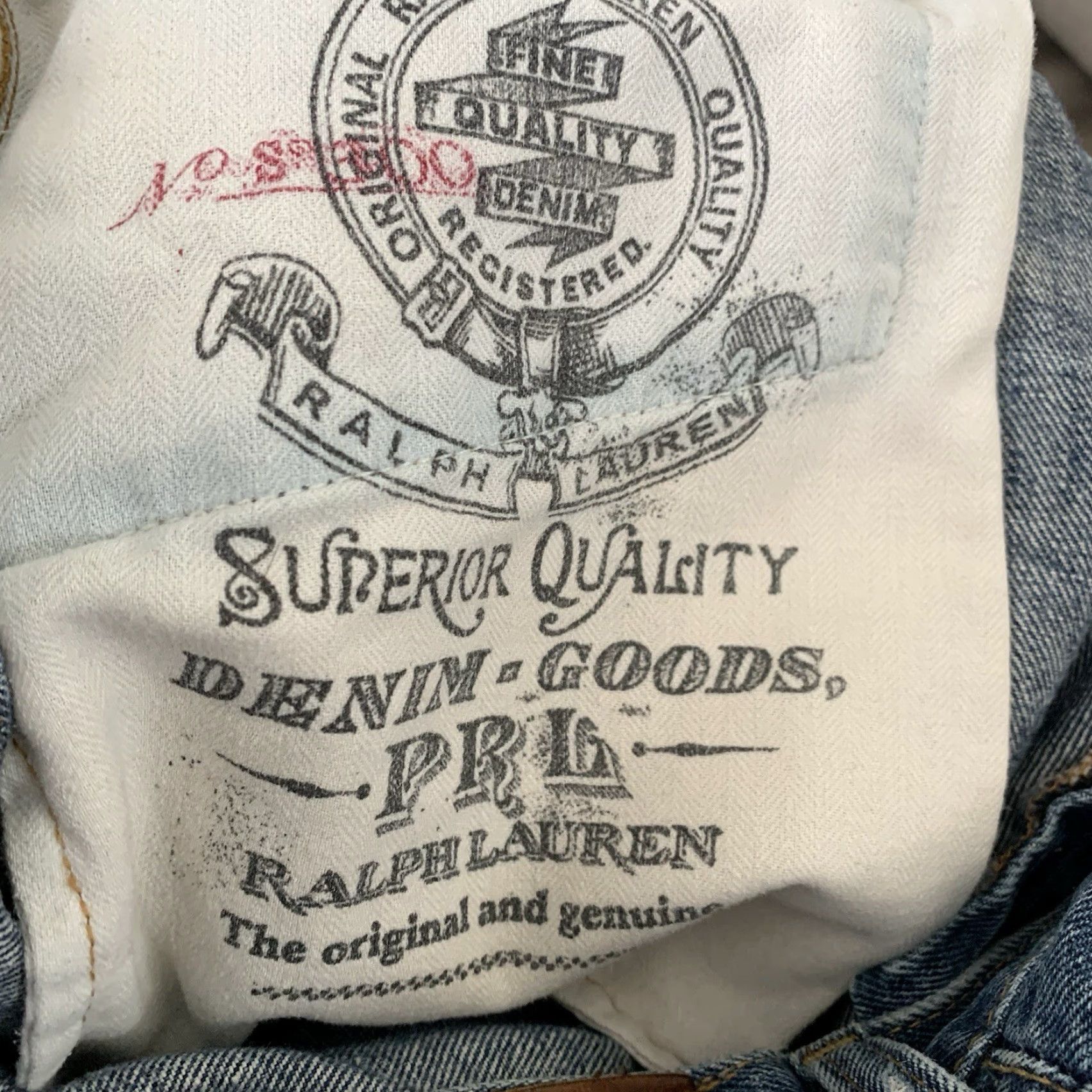 Polo Ralph Lauren POLO Ralph Lauren Jeans Mens 38x32 Blue Denim 300 Cortland Straight Fit Regular 5-Pocket Logo 100% Cotton Size US M / EU 48-50 / 2 - 6 Thumbnail