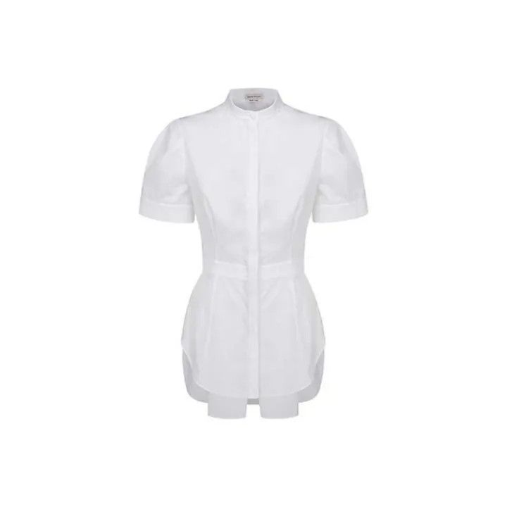 Alexander McQueen Alexander McQueen Short Sleeve Waist Shirt 0079 Size M / US 6-8 / IT 42-44 - 1 Thumbnail