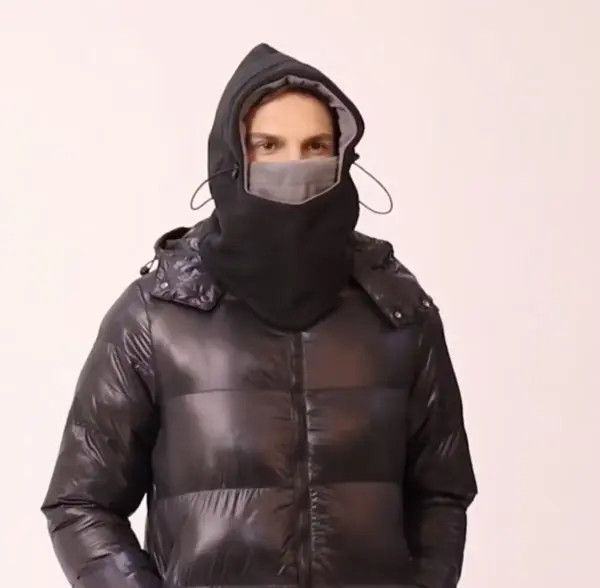Japanese Brand Black Balaklava Ski Mask Size ONE SIZE - 4 Thumbnail