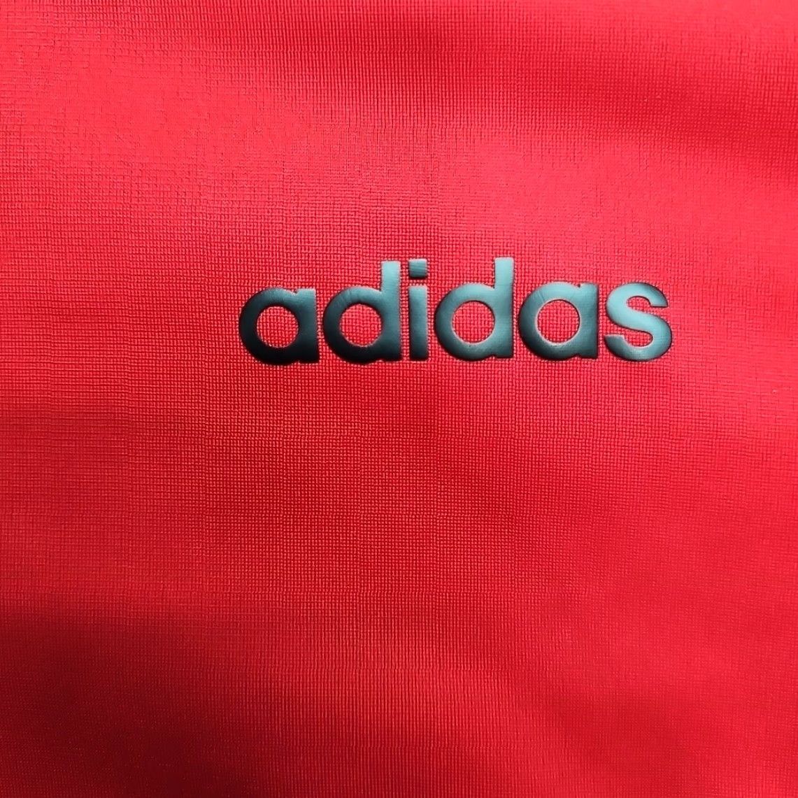 Adidas Adidas Track Jacket Men XL Red 3 Stripe Black Trim Full Zip Running Cover (Regular) Size US XL / EU 56 / 4 - 2 Thumbnail