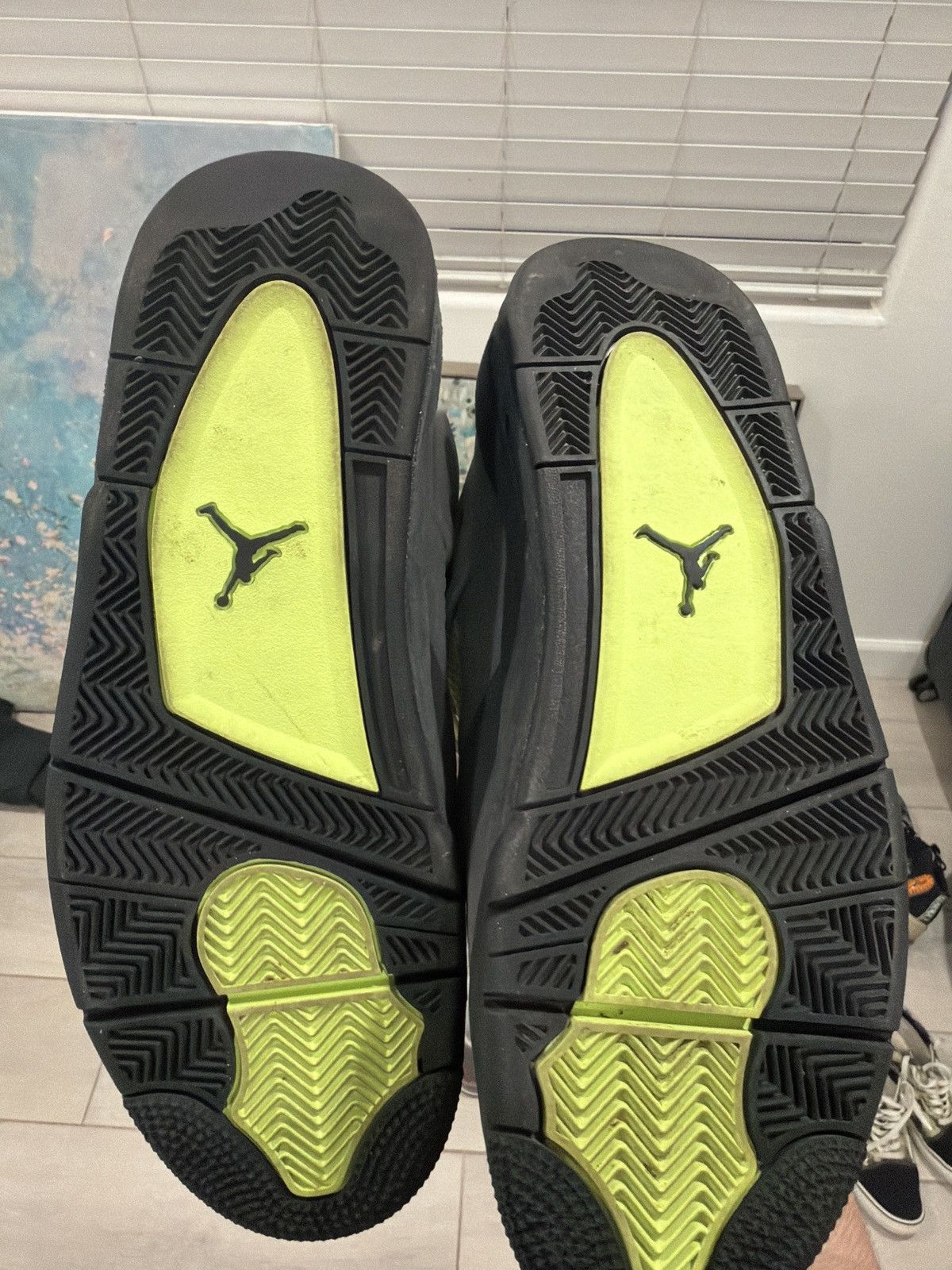Jordan Brand Jordan 4 Retro SE 95 Neon Size US 12 / EU 45 - 6 Thumbnail