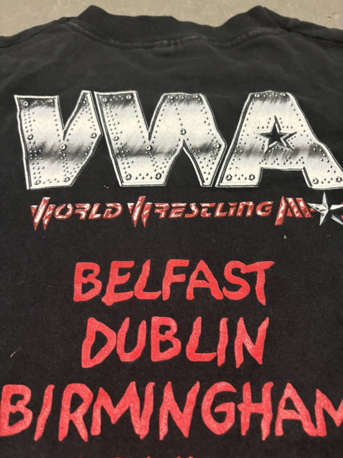 Vintage × WWE Vintage Word Wrestling All Stars Y2K WWE Tee Size US S / EU 44-46 / 1 - 14 Thumbnail