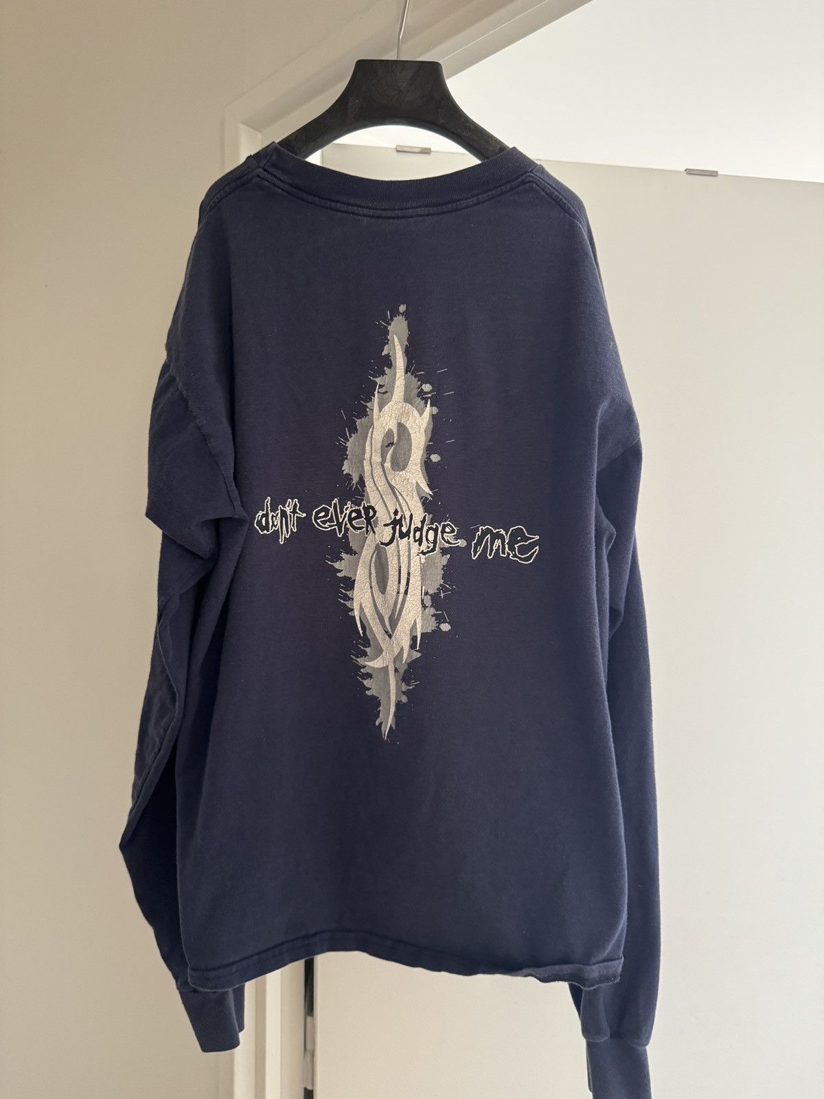 Slipknot *RARE* 1999 00s 90s SLIPKNOT METAL LONGSLEEVE JUDGE TEE Size US XL / EU 56 / 4 - 5 Thumbnail