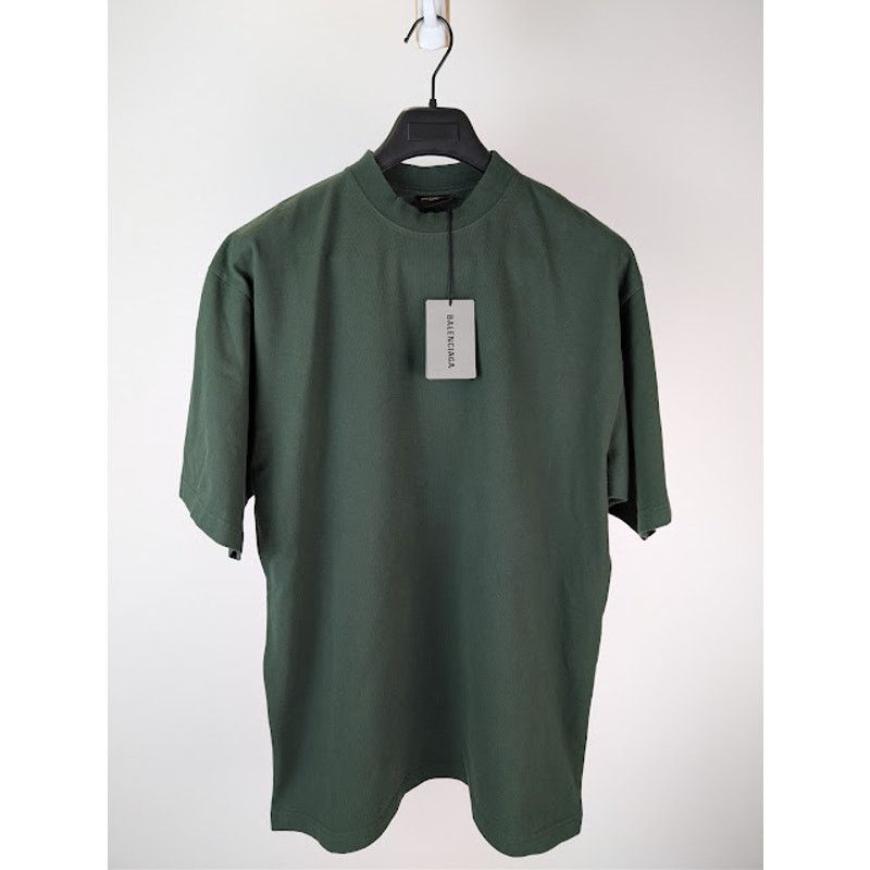 Balenciaga o1rshd1 Ramadan 24 Vintage Jersey T-Shirt Dark Green / Black Size US S / EU 44-46 / 1 - 2 Thumbnail