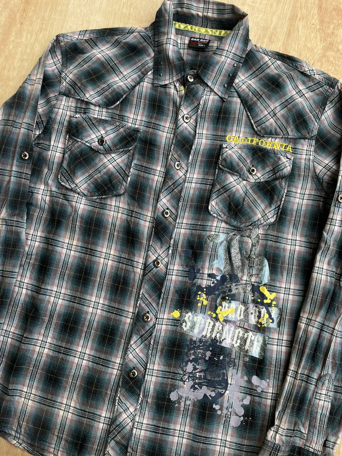 Hysteric Glamour × If Six Was Nine × Japanese Brand Y2k Bad Boy San Diego California Shirt Size US L / EU 52-54 / 3 - 2 Thumbnail