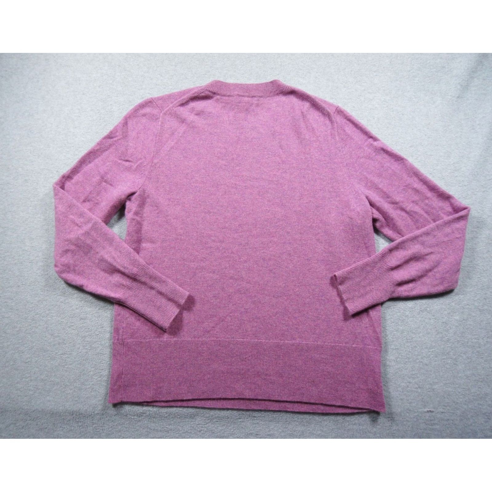 J.Crew J.Crew Sweater Womens Medium Purple 100% Cashmere Knit Crewneck Luxury Soft Size M / US 6-8 / IT 42-44 - 4 Thumbnail