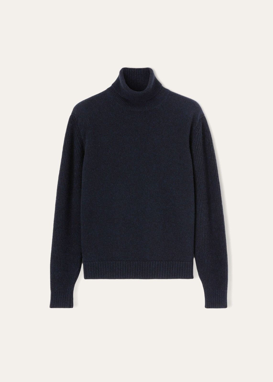 Loro Piana o1srvl11e1224 Dolcevita Casual Poloneck Sweater in Navy Blue Size US S / EU 44-46 / 1 - 1 Thumbnail