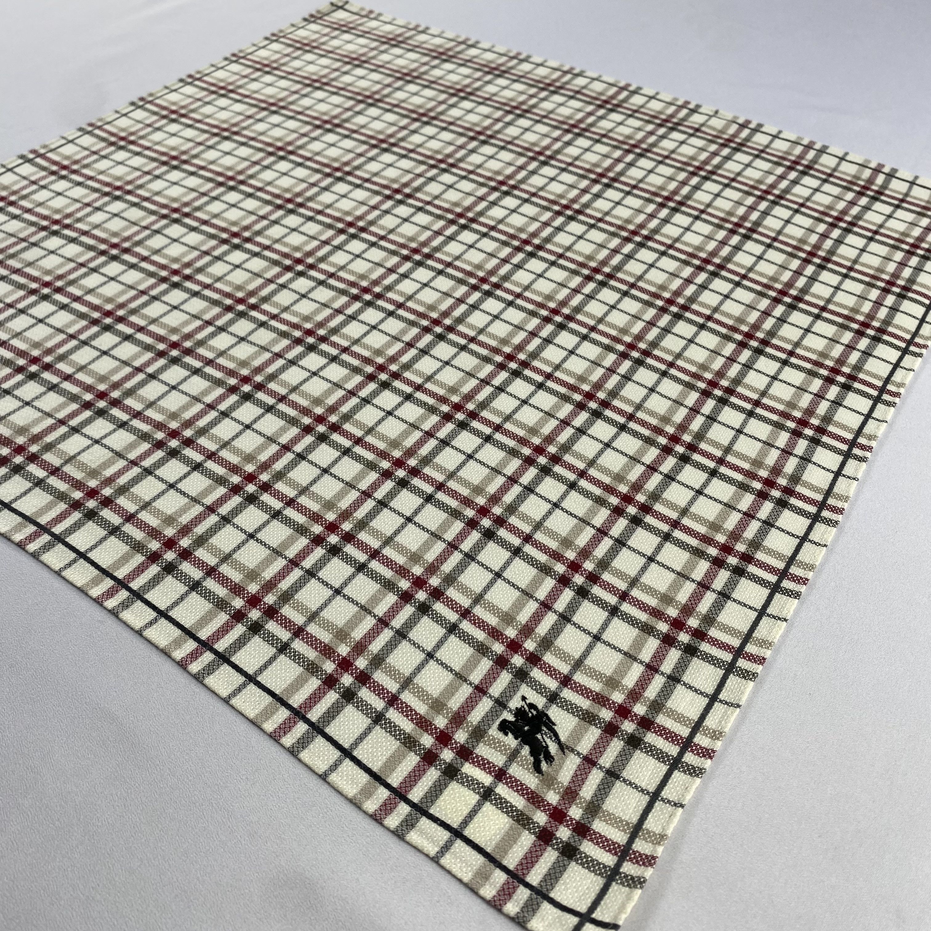 Burberry × Vintage Burberry Handkerchief / Neckerchief / Bandana-P1654 Size ONE SIZE - 2 Thumbnail