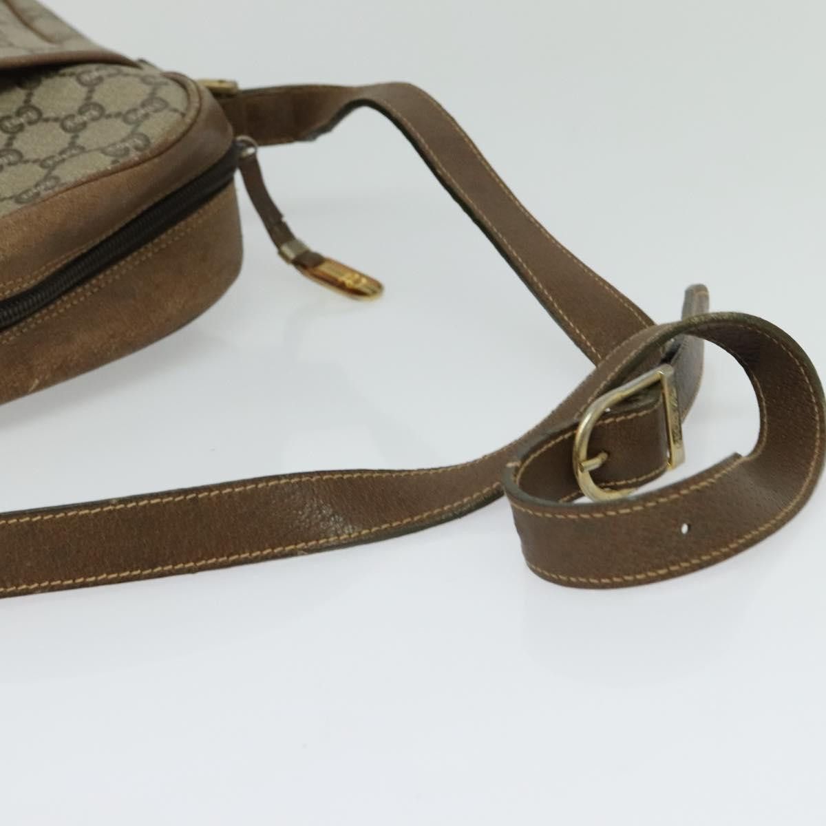 Gucci GUCCI GG Plus Supreme Shoulder Bag Pvc Beige Gold Size ONE SIZE - 7 Thumbnail