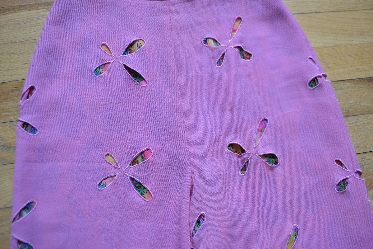 Versace Istante by Gianni Versace Early 1990s Layered Cutout Pants Size 28" / US 6 / IT 42 - 3 Thumbnail