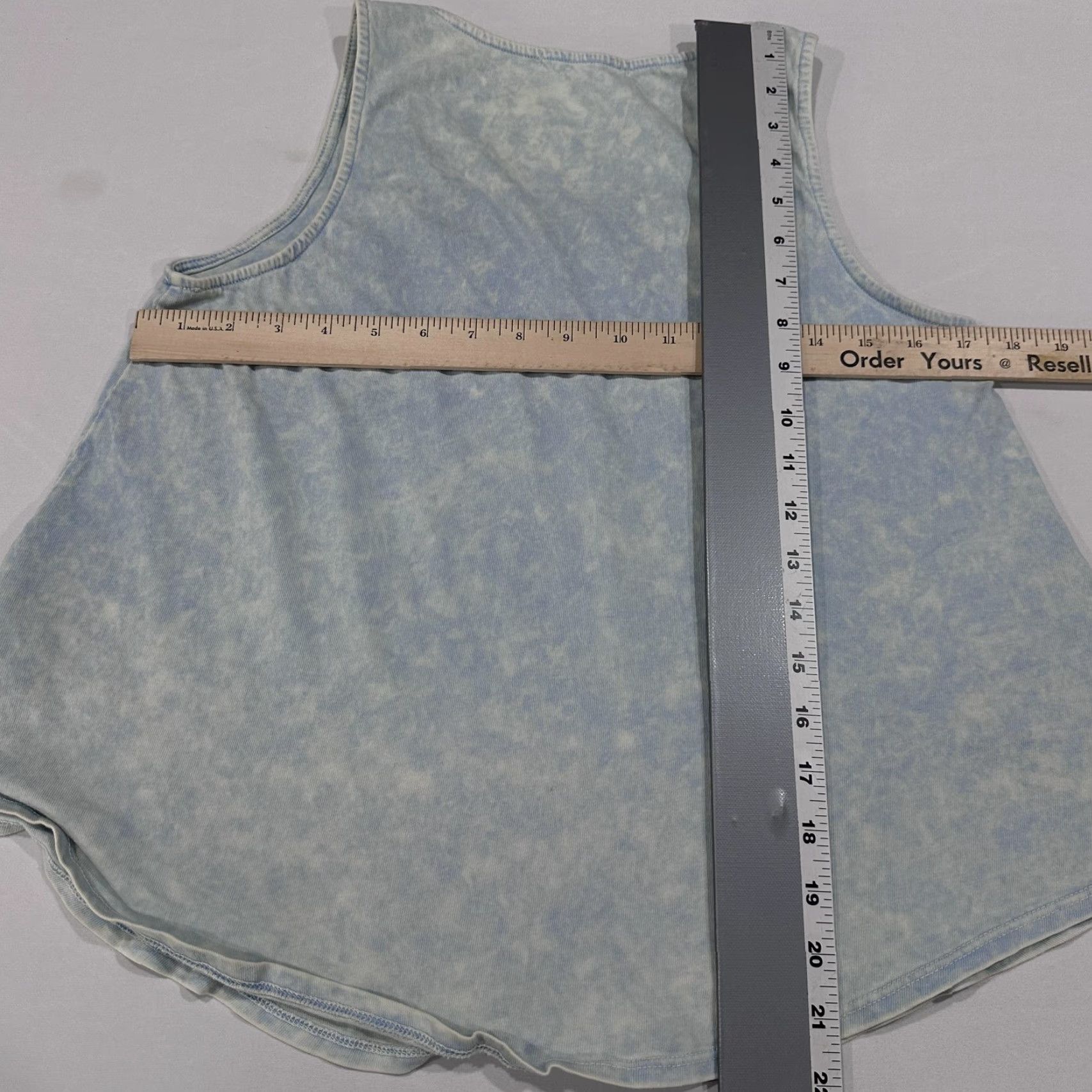 Vintage Painted Threads Tank L Blue Floral Tunic Scoop Neck 100% Cotton Boho Prairie Size L / US 10 / IT 46 - 5 Thumbnail