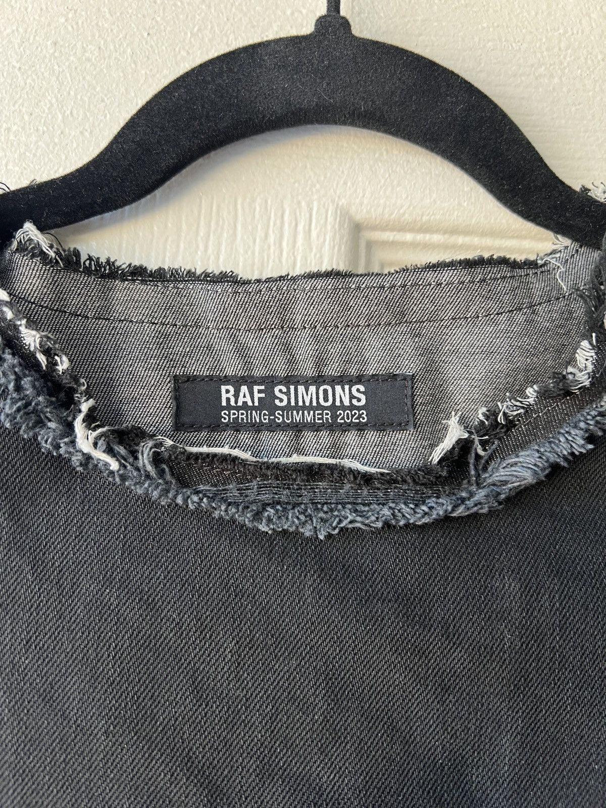 Raf Simons Raf Simons SS2023 Black Doubled Denim Tank Top Size US M / EU 48-50 / 2 - 3 Thumbnail