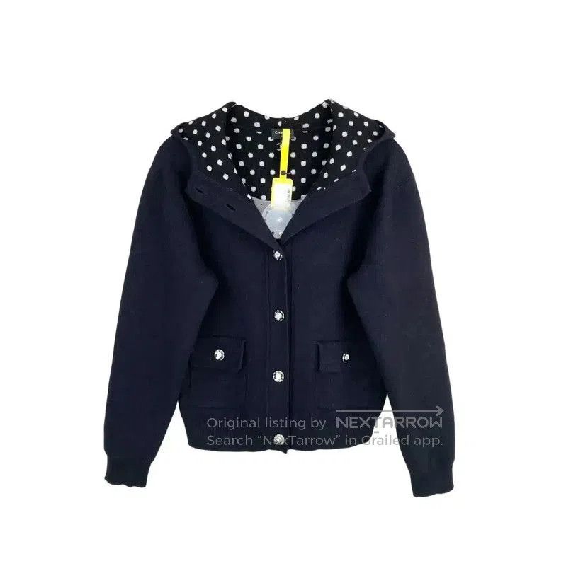 Chanel Chanel Women's Black Cashmere Jacket . Size XXS / US 00 / IT 34 - 1 Thumbnail