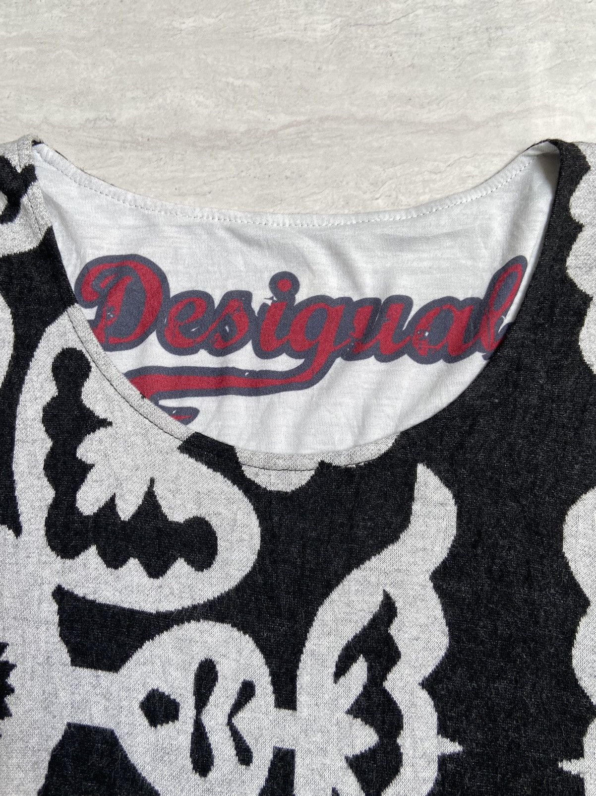 Desigual DESIGUAL Motive Midi Dress Size XS / US 0-2 / IT 36-38 - 11 Thumbnail