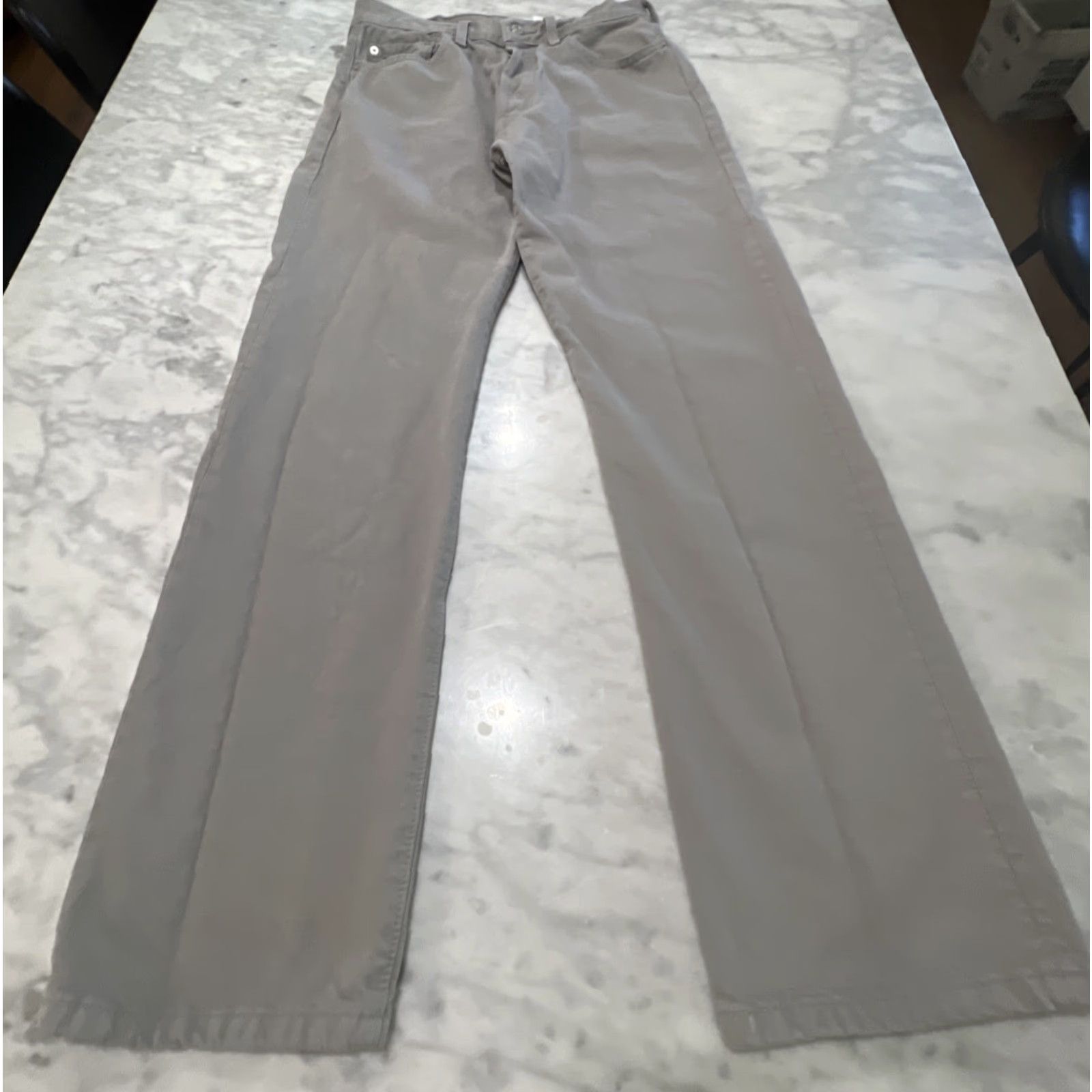 Levi's VINTAGE Levi's 501 Jeans Men’s 33x32 Grey Button Fly Straight 90s Western USA Mens Size US 33 - 2 Thumbnail
