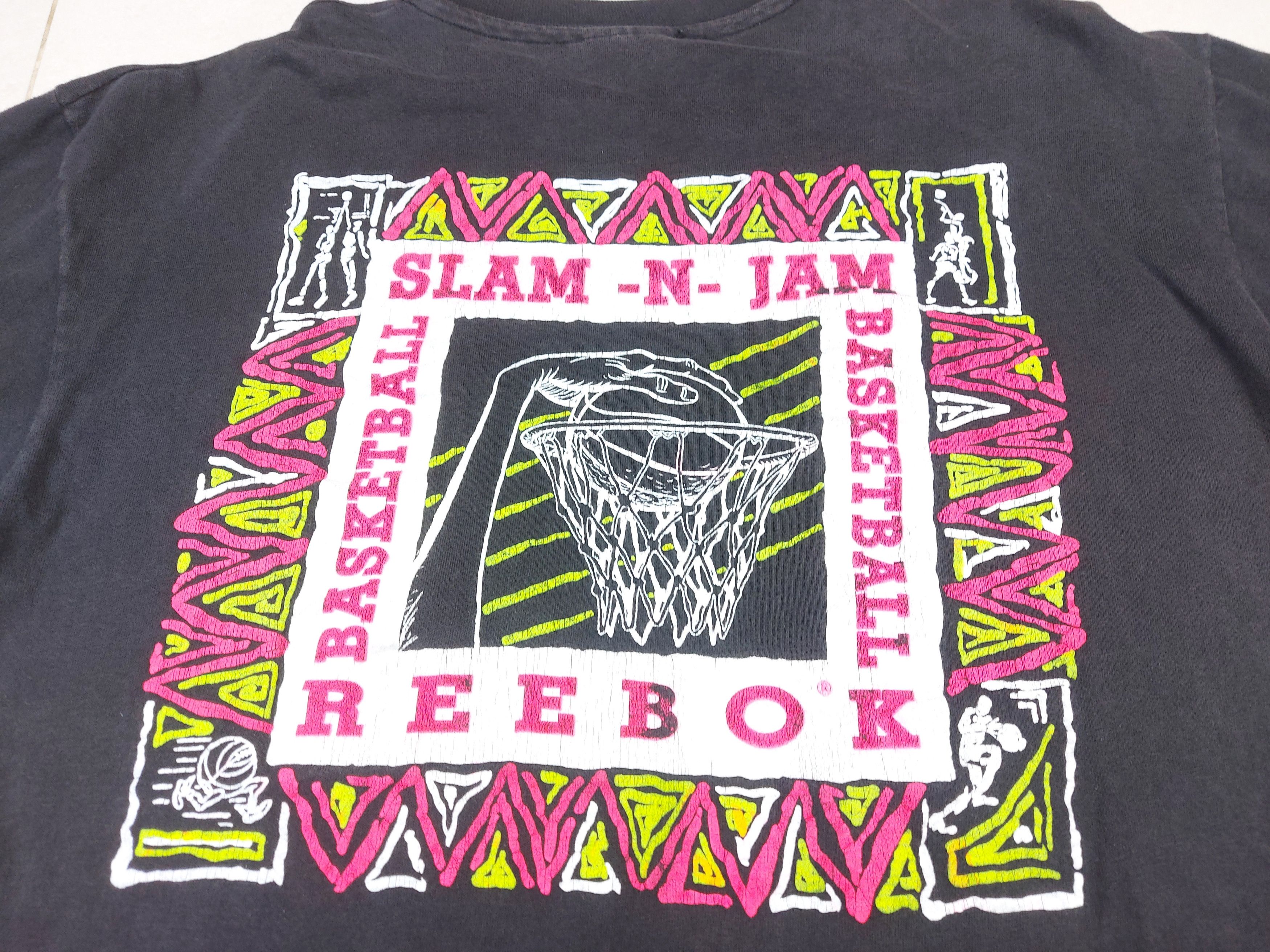 NBA × Reebok × Vintage Vintage 80s Team Reebok Slam N Jam Single-Stitch TEE Size US L / EU 52-54 / 3 - 5 Thumbnail