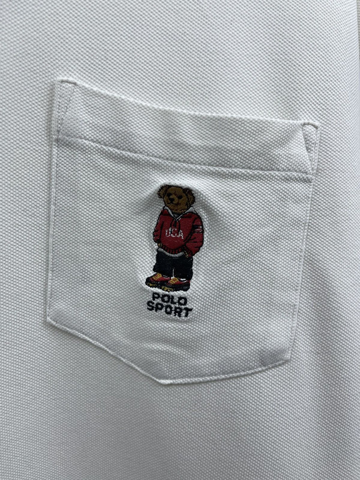 Polo Ralph Lauren × Vintage Polo Ralph Lauren Polo Size L Bear Sport Vintage 90s Size US L / EU 52-54 / 3 - 3 Thumbnail