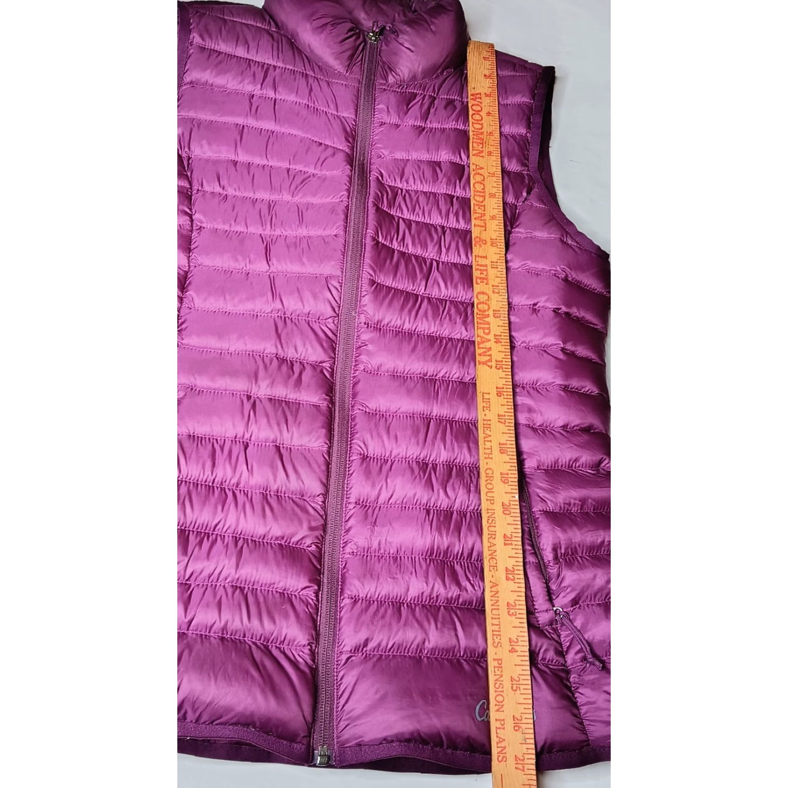 Vintage VINTAGE Cabela's Women Puffer Vest Vest Maroon Full Zip M Cowork Travel Workwear Casual Fall Winter 90s Mens? Size M / US 6-8 / IT 42-44 - 3 Thumbnail