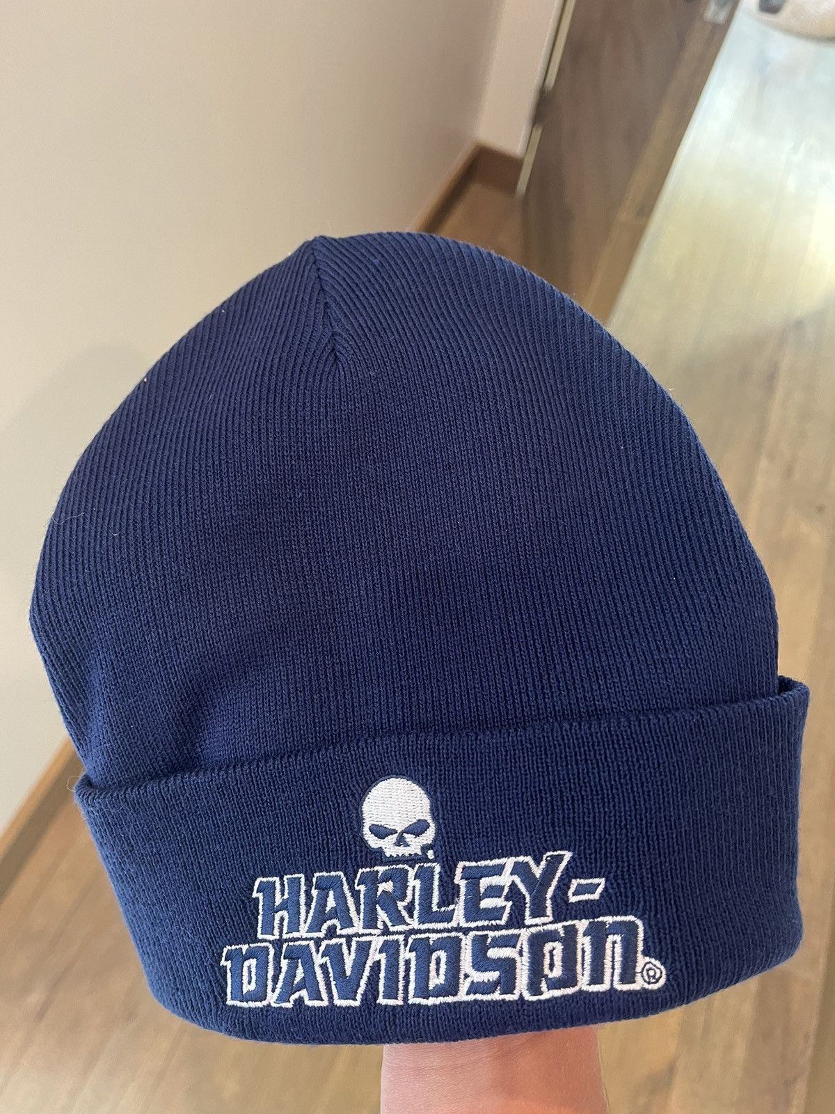 Harley Davidson Vintage Harley Davidson Skull Beanie Grailed
