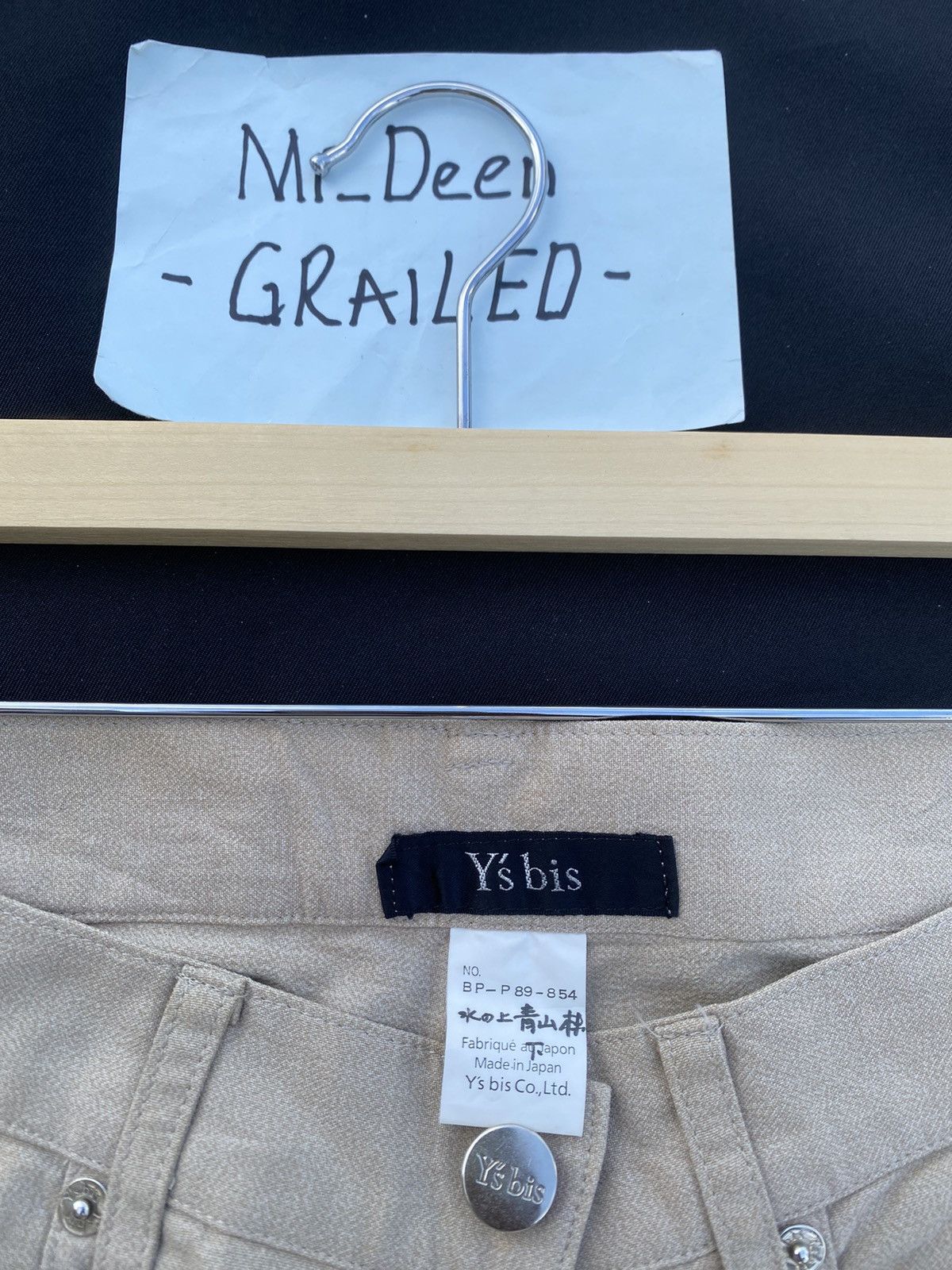 Yohji Yamamoto Rare Yohji Yamamoto Y’s Khaki Slack Pants Size US 28 / EU 44 - 15 Thumbnail