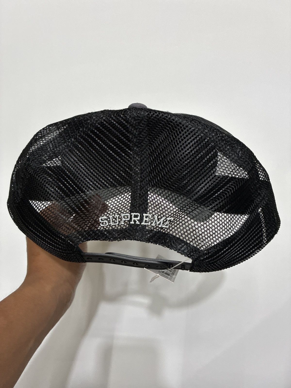 Supreme Supreme Reaper Mesh Back 6-Panel Grey Size ONE SIZE - 5 Thumbnail