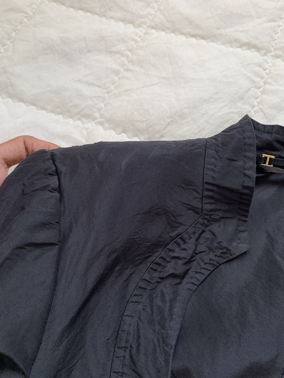 Gucci 2004 Gucci Black Silk Scoop Neck Blazer Jacket Size S / US 4 / IT 40 - 7 Thumbnail